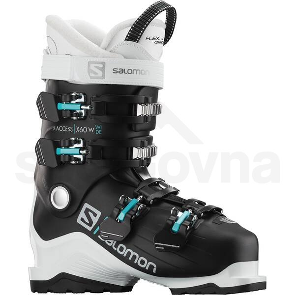 Lyžařské boty Salomon X ACCESS X60 W wide - černá/bílá/modrá
