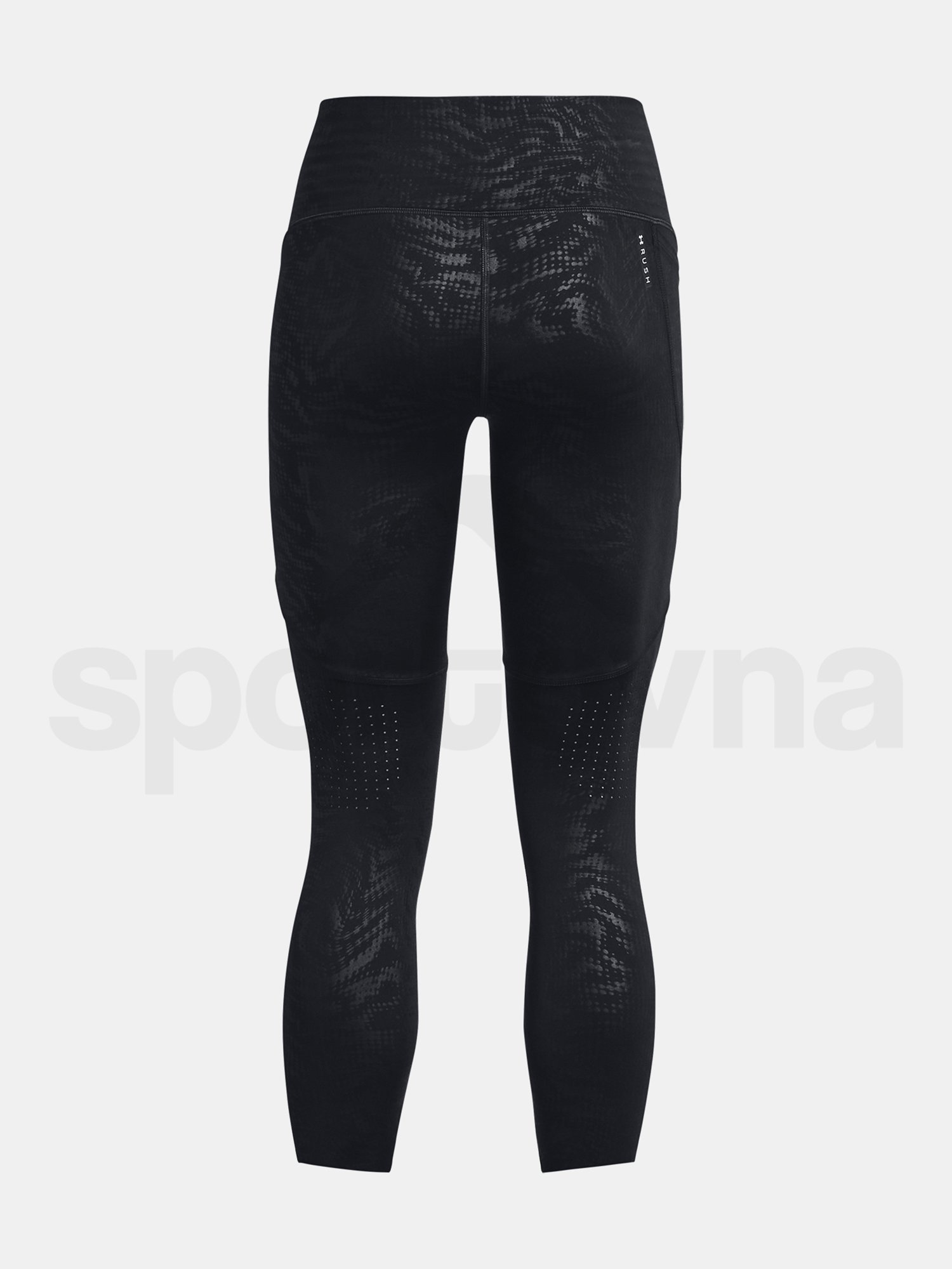 Legíny Under Armour UA Rush Legging Emboss Perf - čierna