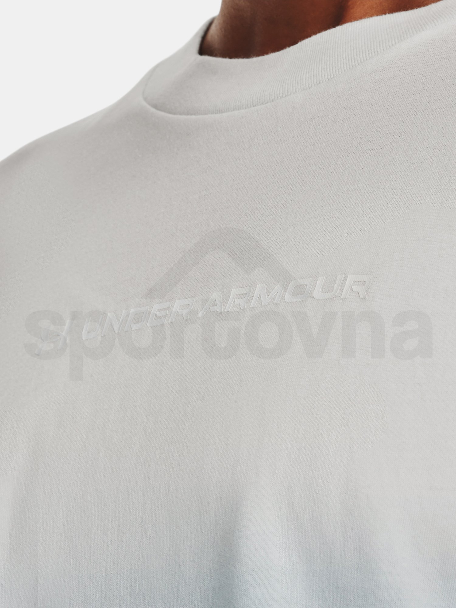 Tričko Under Armour UA DIP DYE CROP SS - sivá