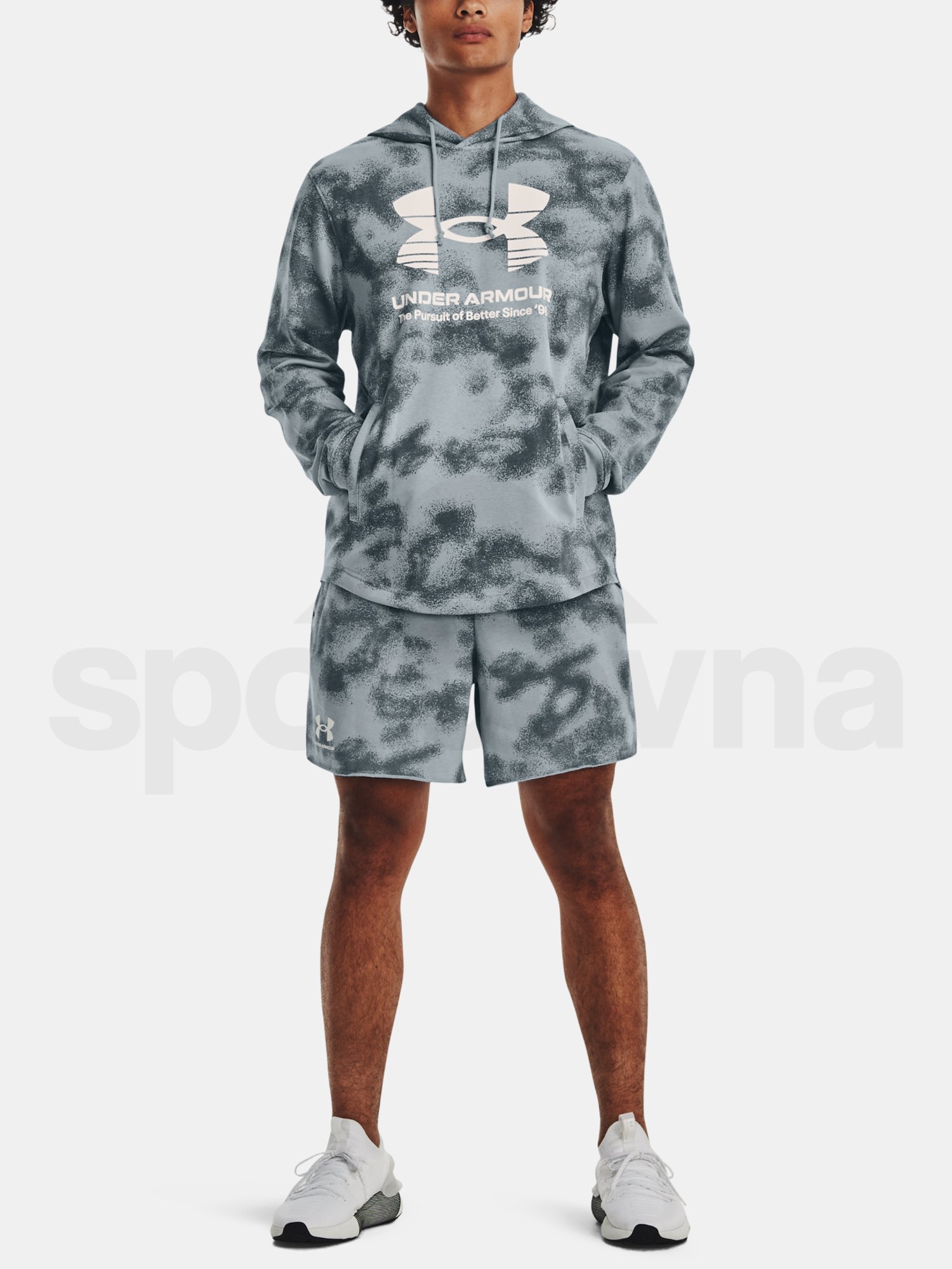 Šortky Under Armour Rival Terry 6in Short M - modrá