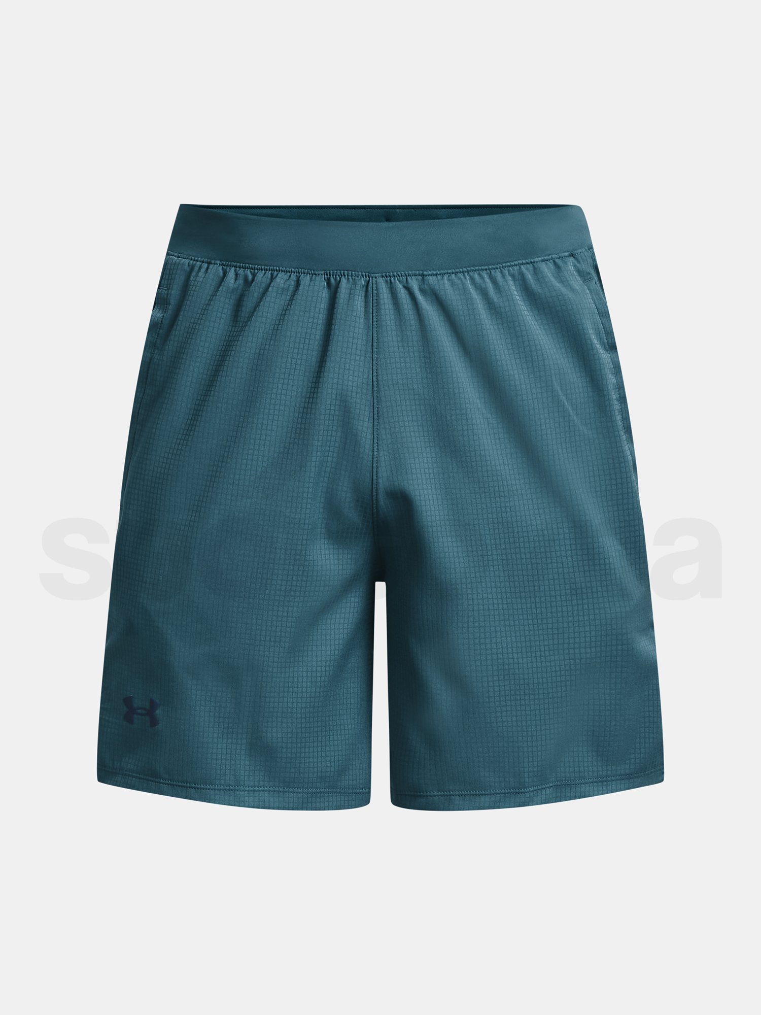 Kraťasy Under Armour UA LAUNCH 7'' GRAPHIC SHORT-BLU