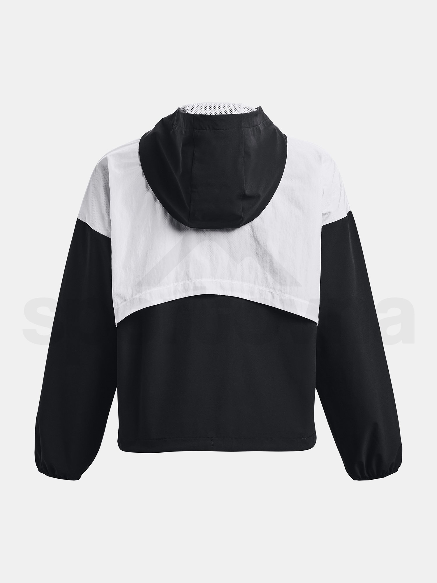 Bunda Under Armour Woven Graphic Jacket W - černá/bílá