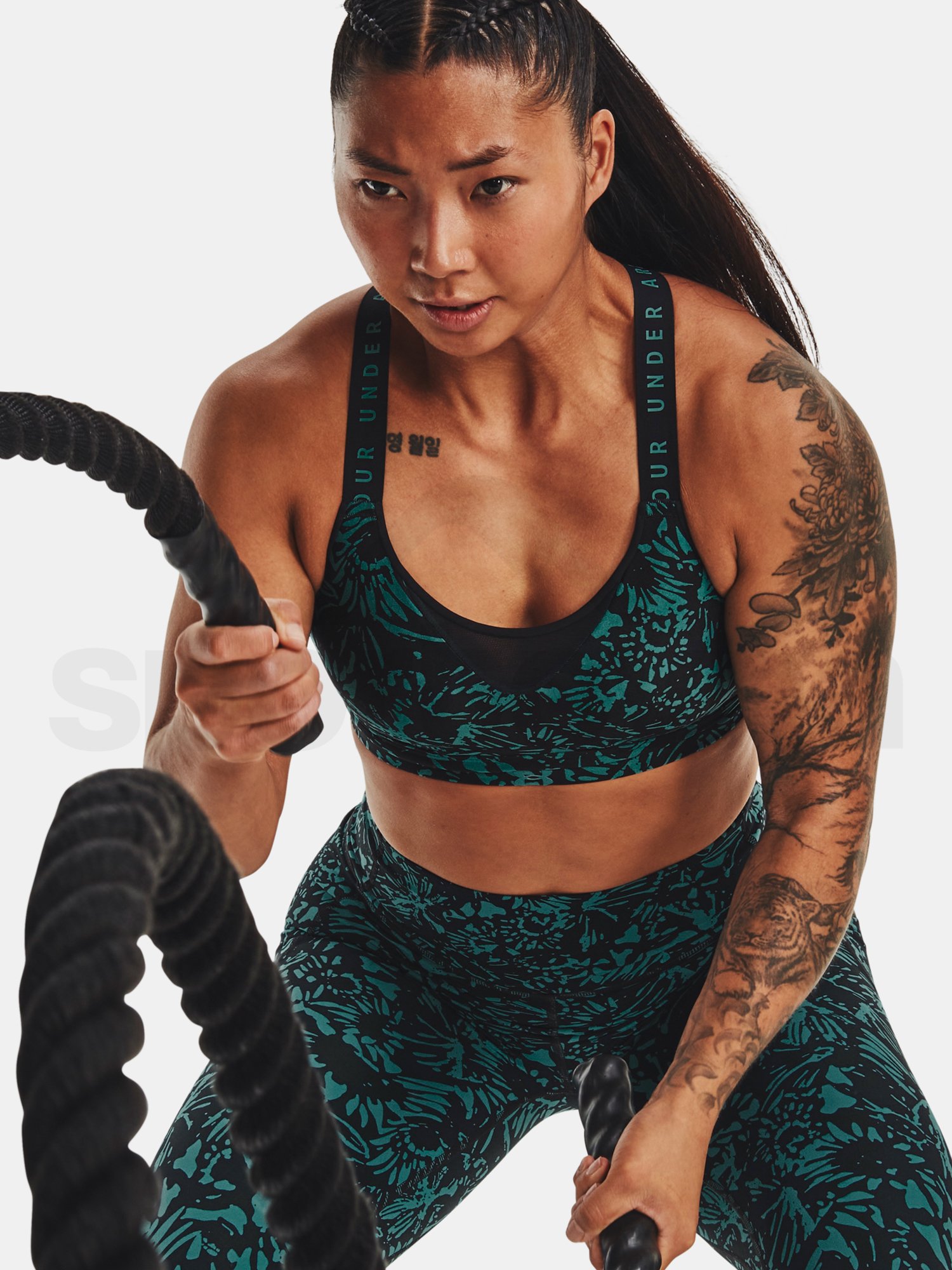 Podprsenka Under Armour UA Infinity High Print Bra - čierna