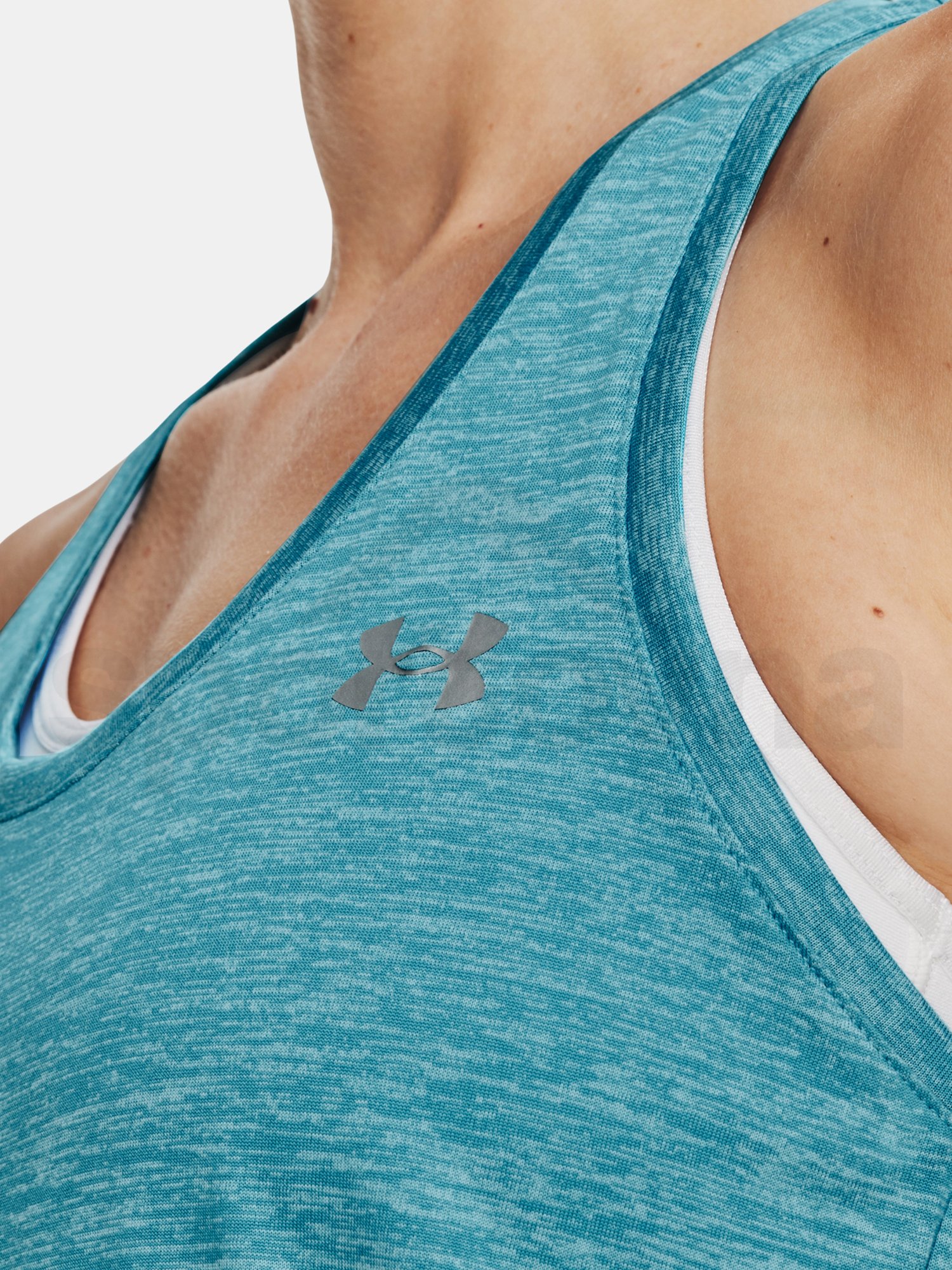 Tílko Under Armour Tech Tank - Twist W - modrá