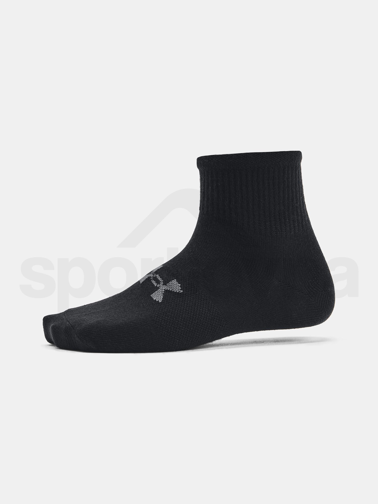 Ponožky Under Armour UA Essential 3pk Qtr Yth - černá