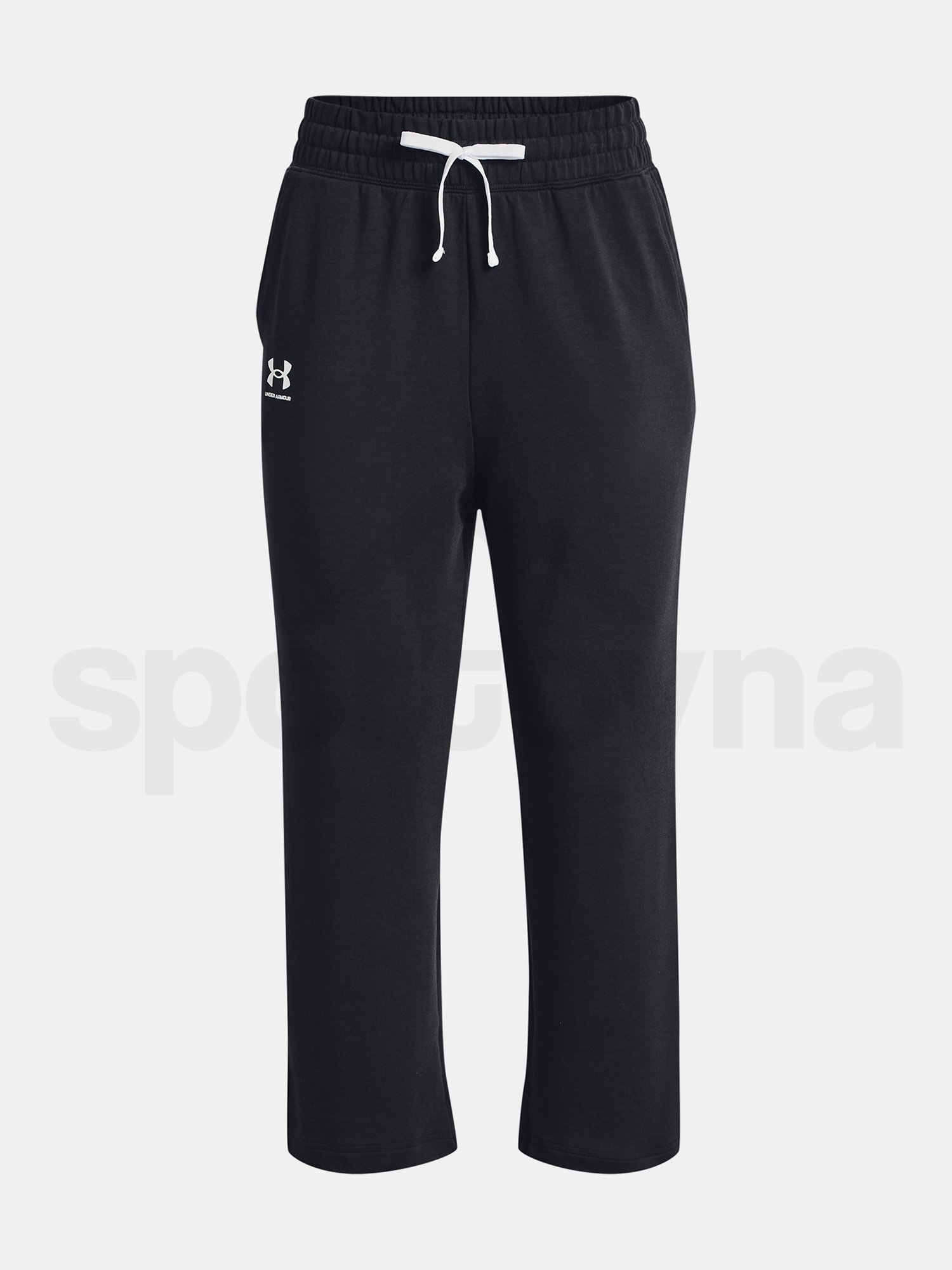 Tepláky Under Armour UA Rival Terry Flare Crop-BLK