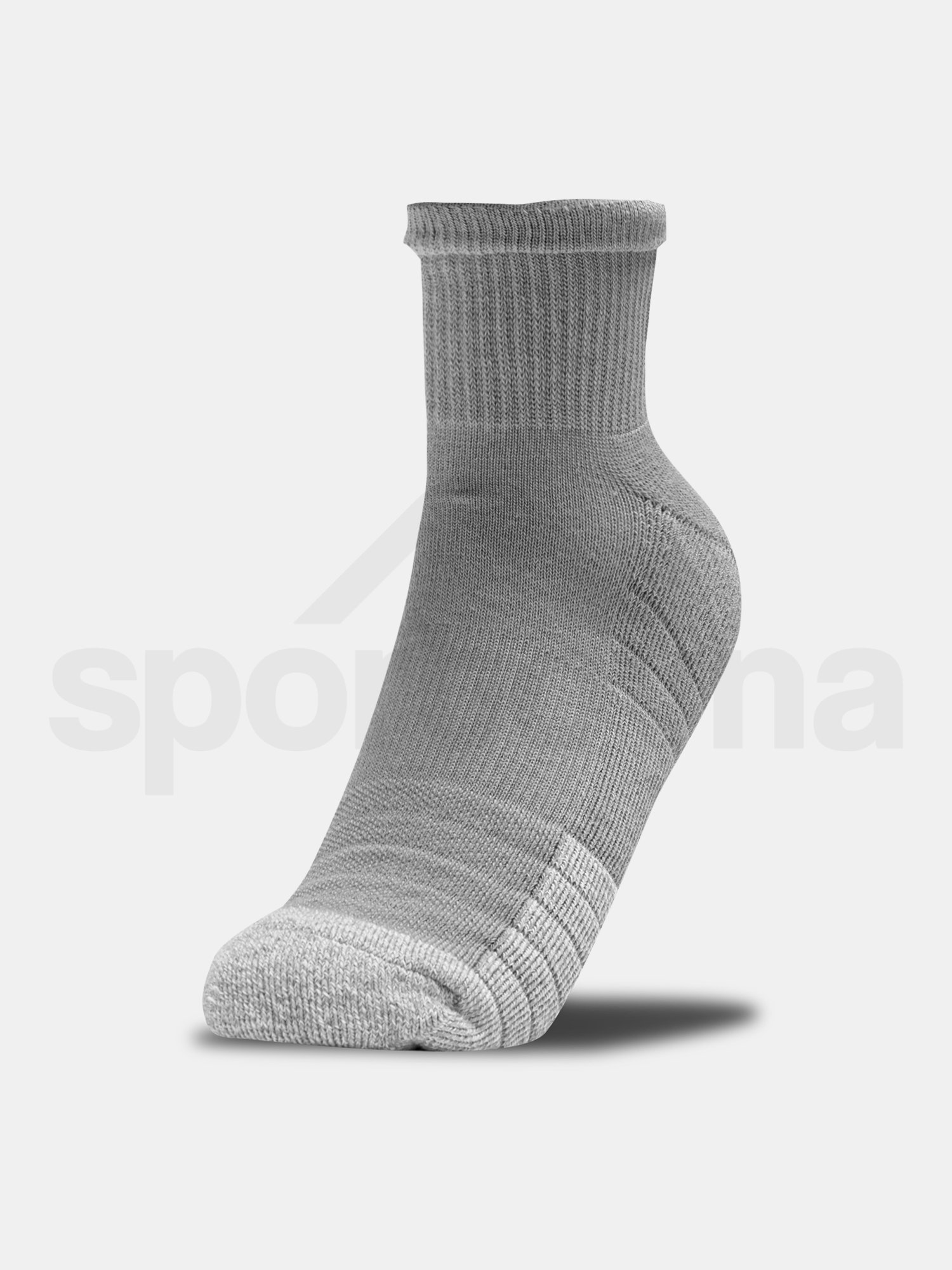 Ponožky Under Armour Heatgear Quarter 3pk - šedá/černá/bílá