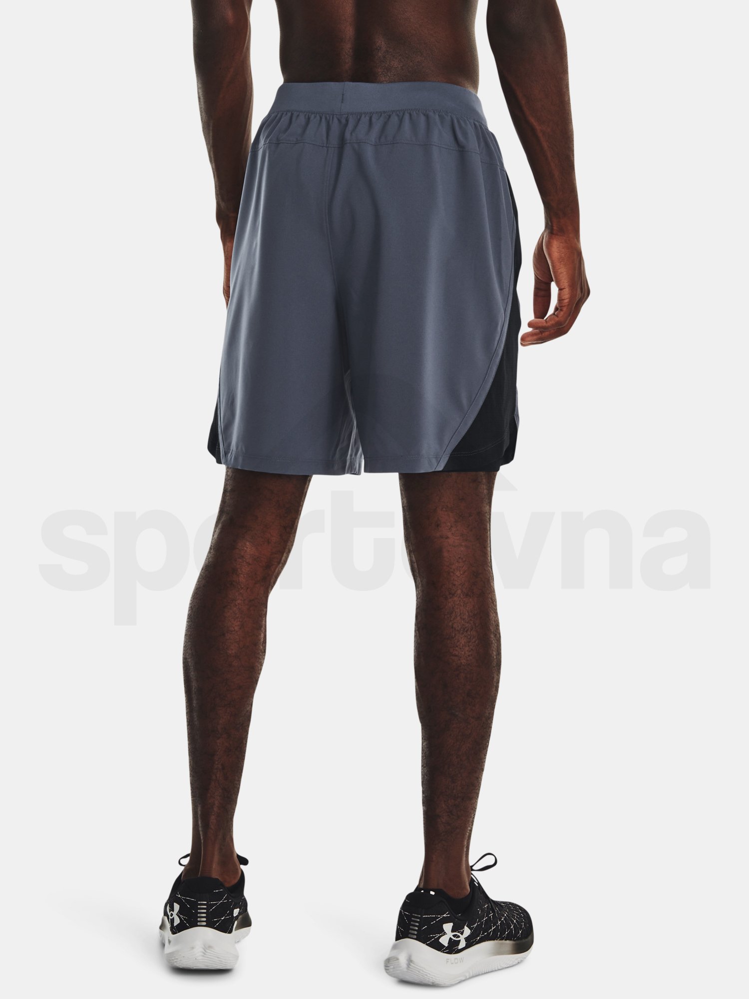 Kraťasy Under Armour UA LAUNCH 7'' 2-IN-1 SHORT-GRY