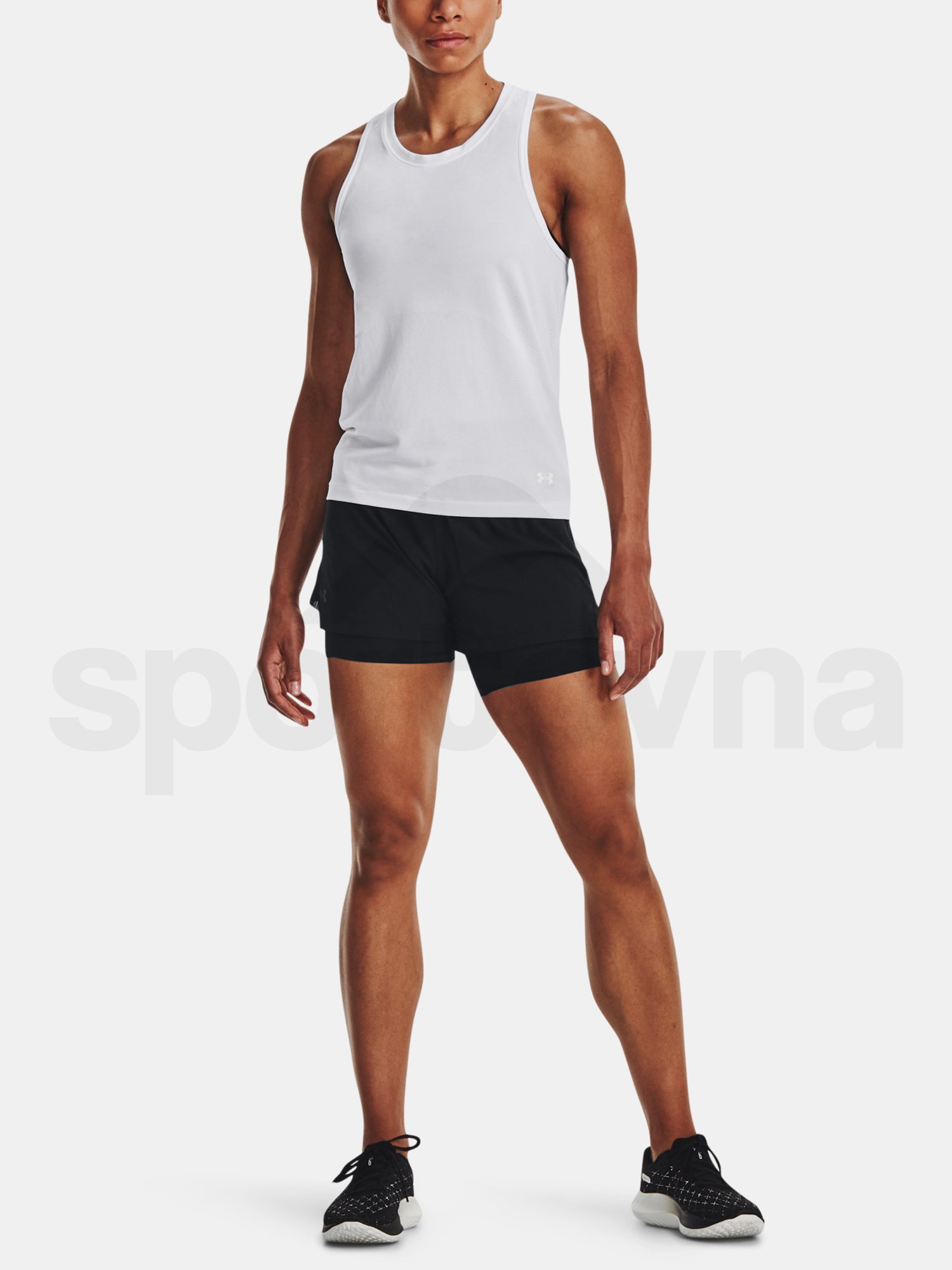 Tielko Under Armour UA Seamless Stride Singlet - biela