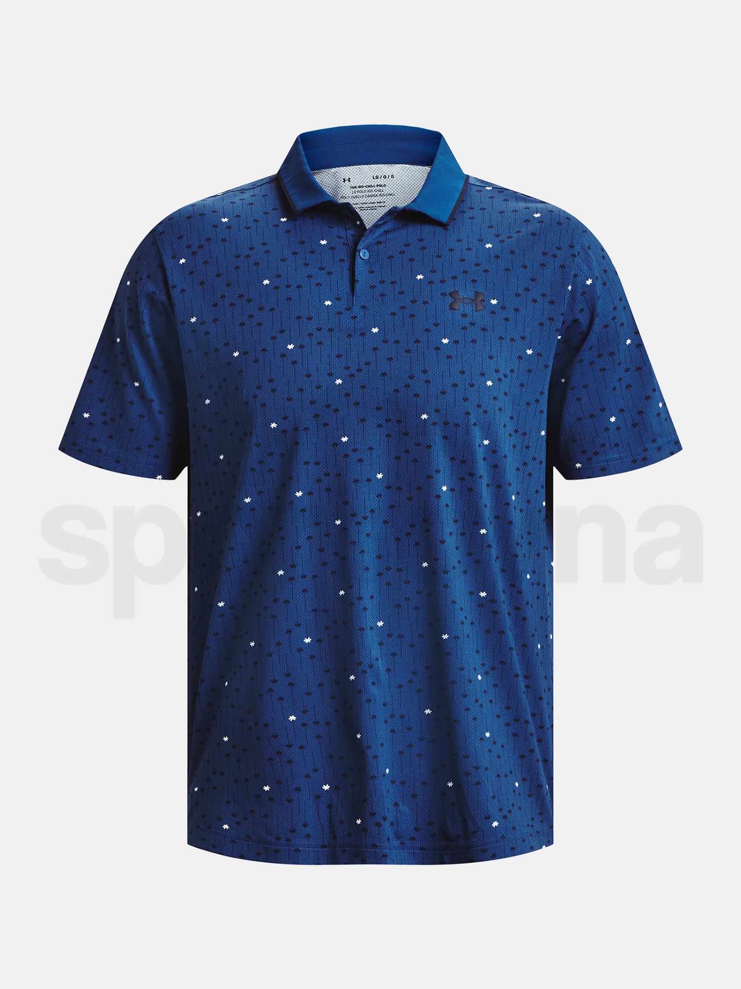 Tričko Under Armour UA Iso-Chill Edge Polo M - modrá