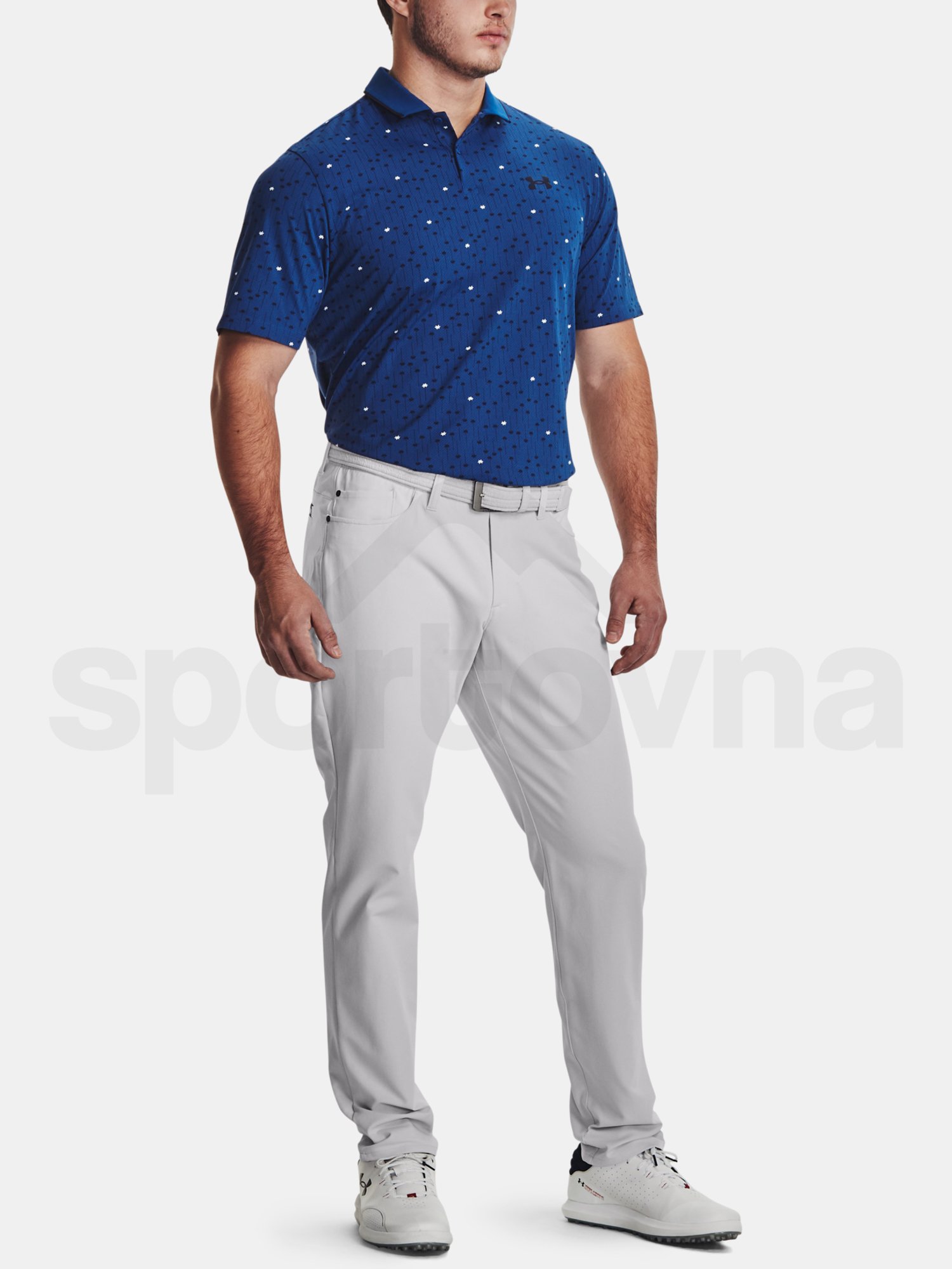 Tričko Under Armour UA Iso-Chill Edge Polo M - modrá