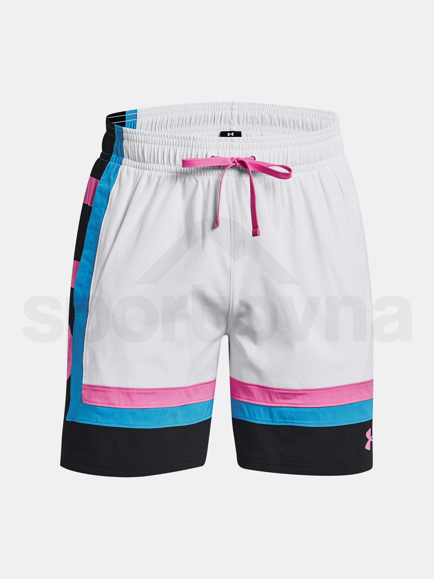 Kraťasy Under Armour UA Baseline Woven Short II M - bílá