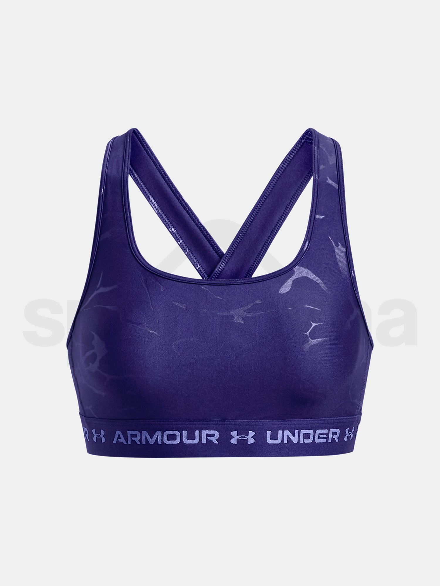 Podprsenka Under Armour UA Crossback Mid Emboss-BLU