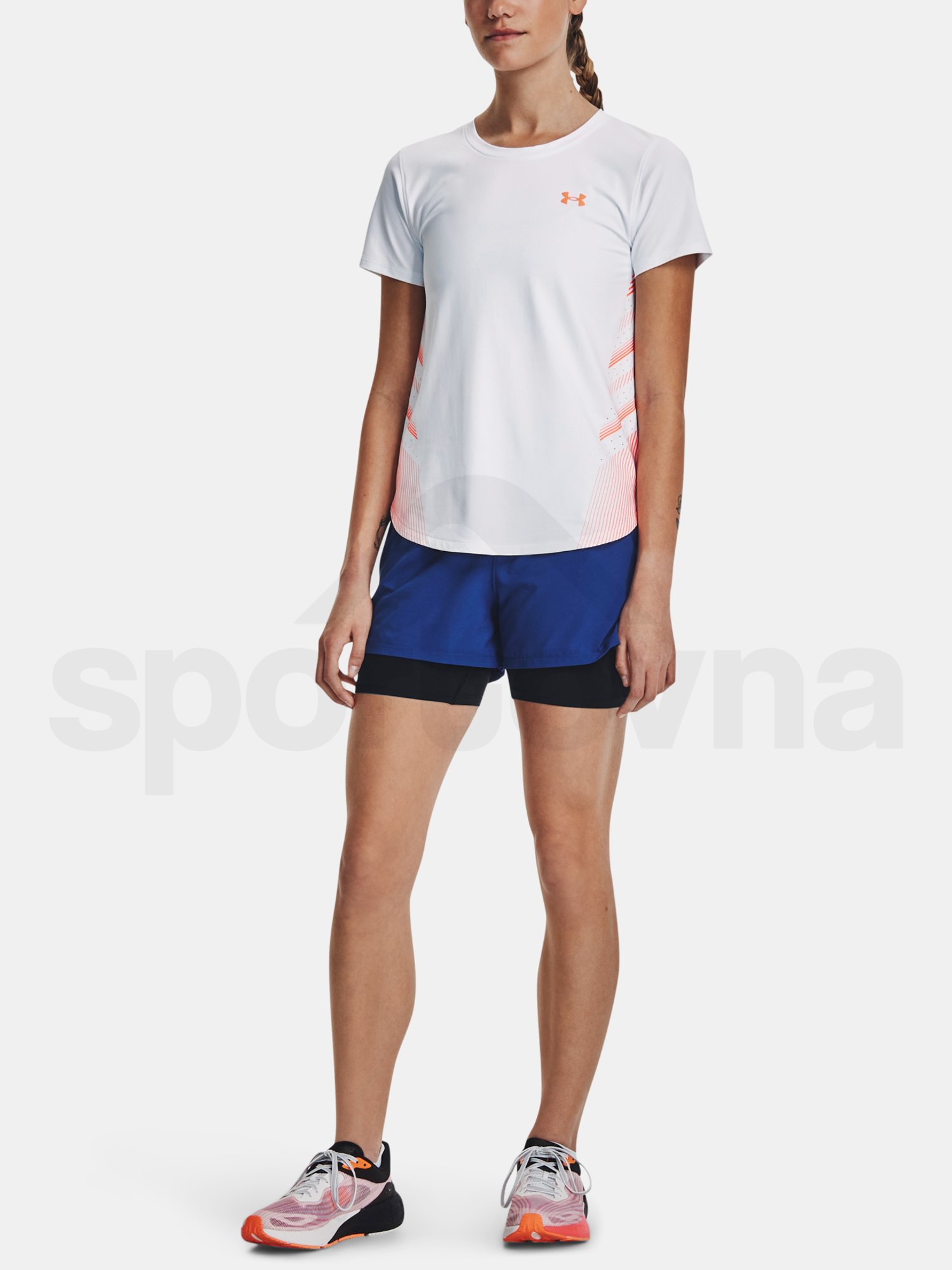 Tričko Under Armour UA Iso-Chill Laser Tee II - biela