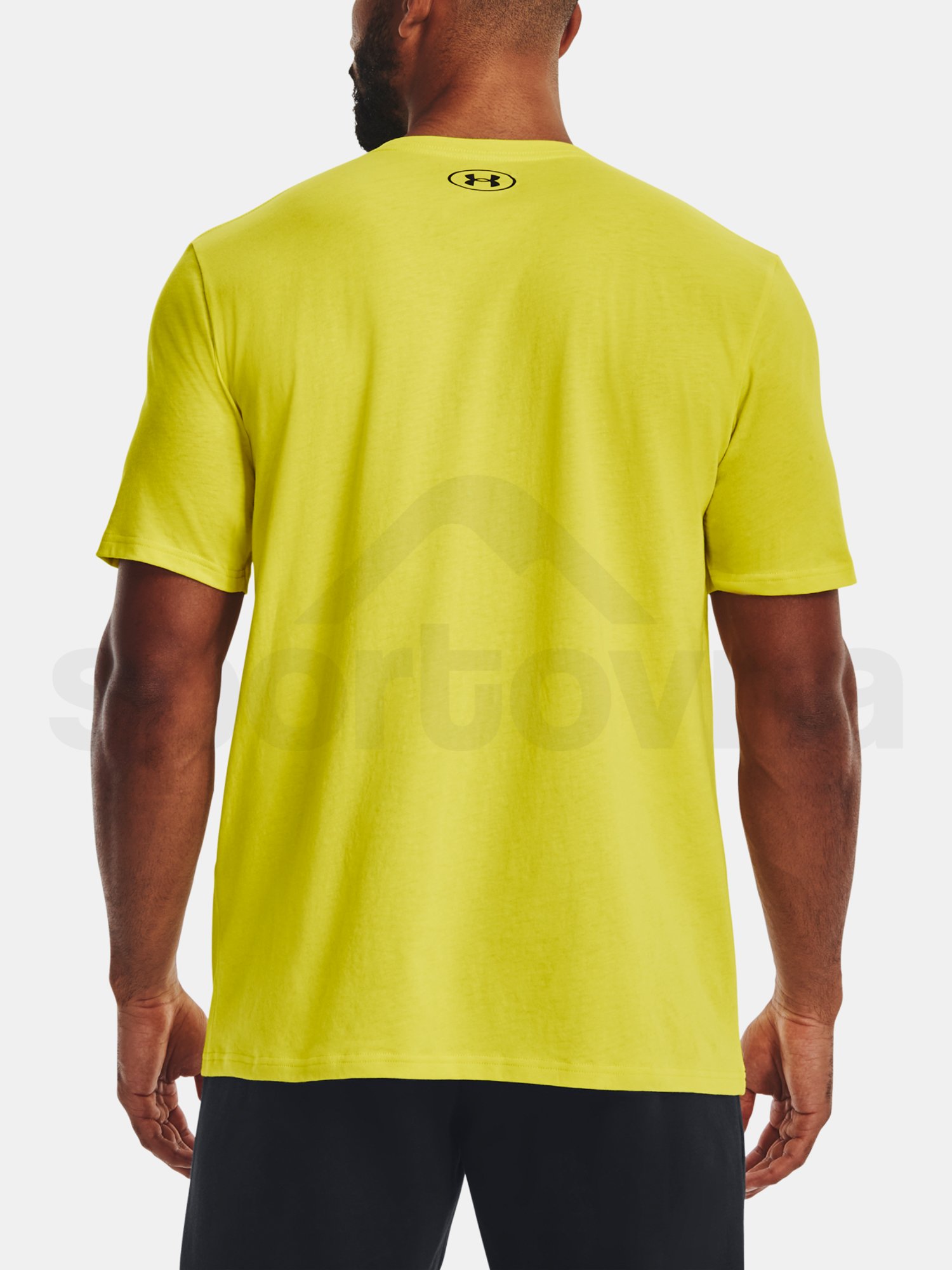 Tričko Under Armour UA Team Issue Wordmark SS M - žlutá