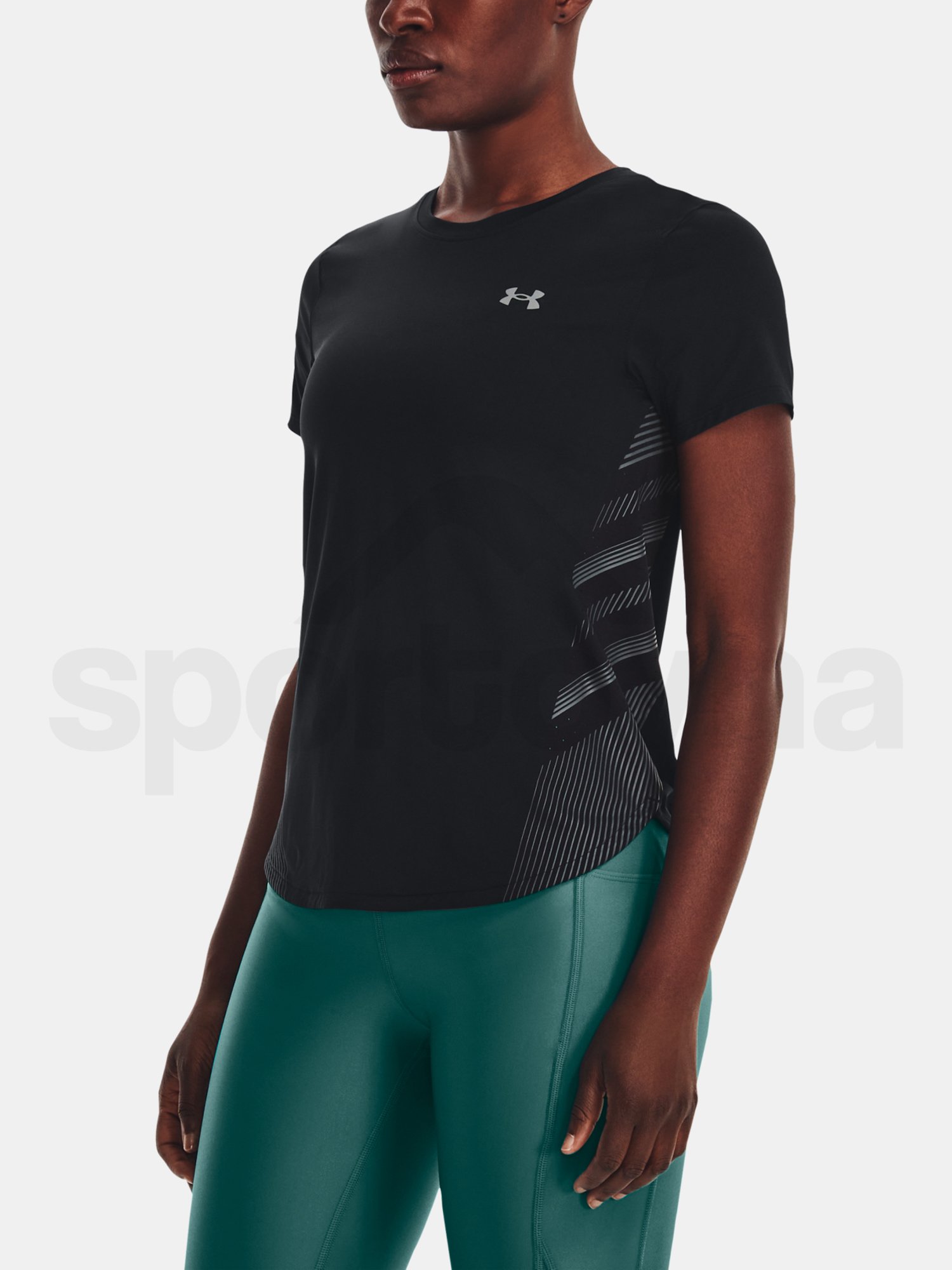 Tričko Under Armour UA Iso-Chill Laser Tee II-BLK