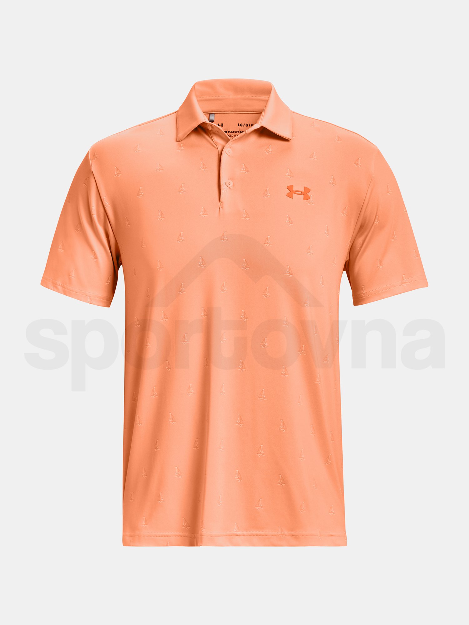 Tričko Under Armour UA Playoff 3.0 Printed Polo M - oranžová