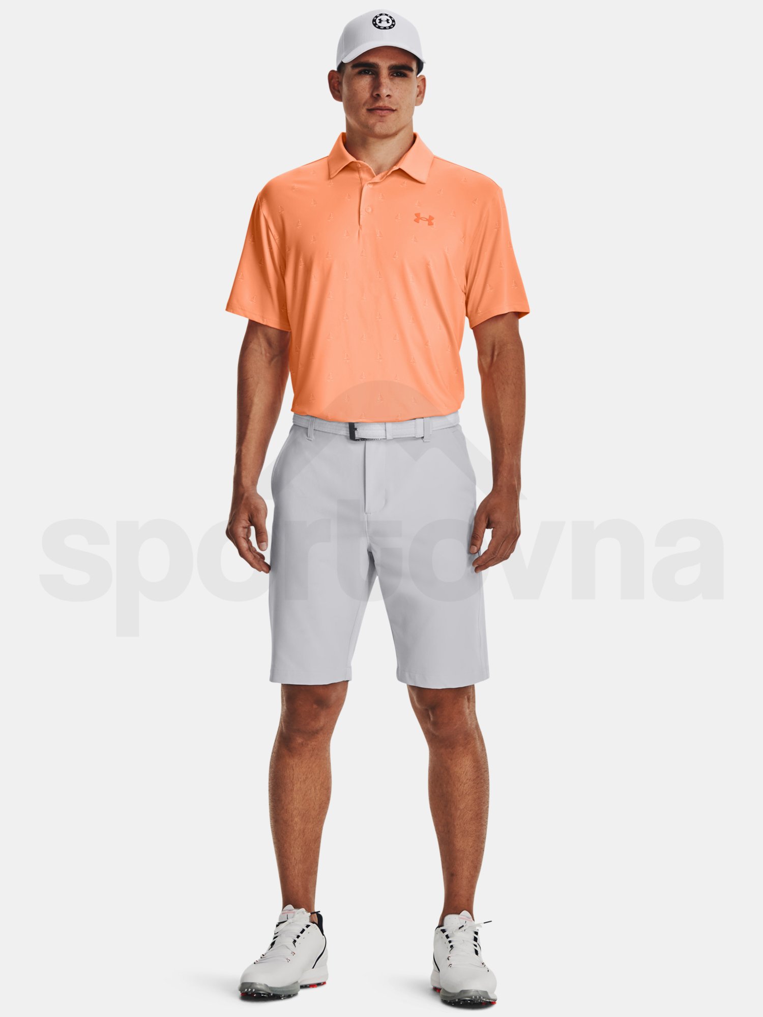 Tričko Under Armour UA Playoff 3.0 Printed Polo M - oranžová