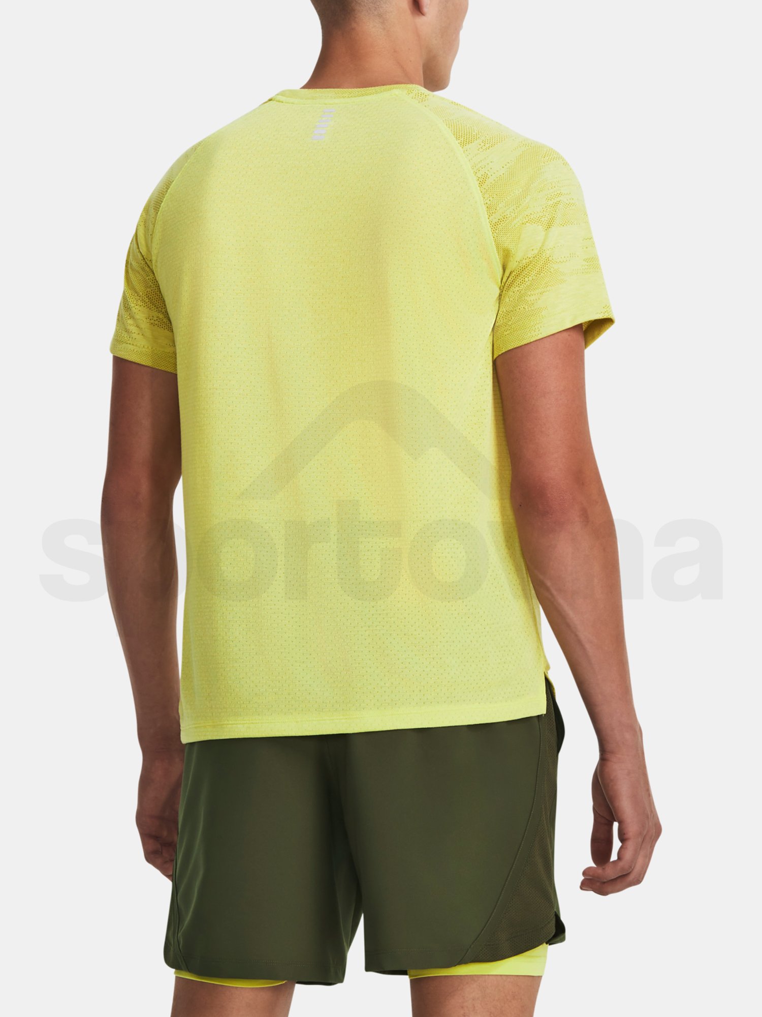 Tričko Under Armour UA STREAKER SPEEDCAMO SS-žltá