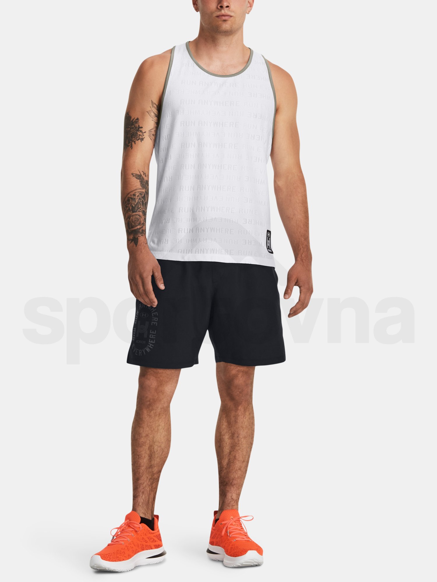 Šortky Under Armour RUN ANYWHERE SHORT - čierna