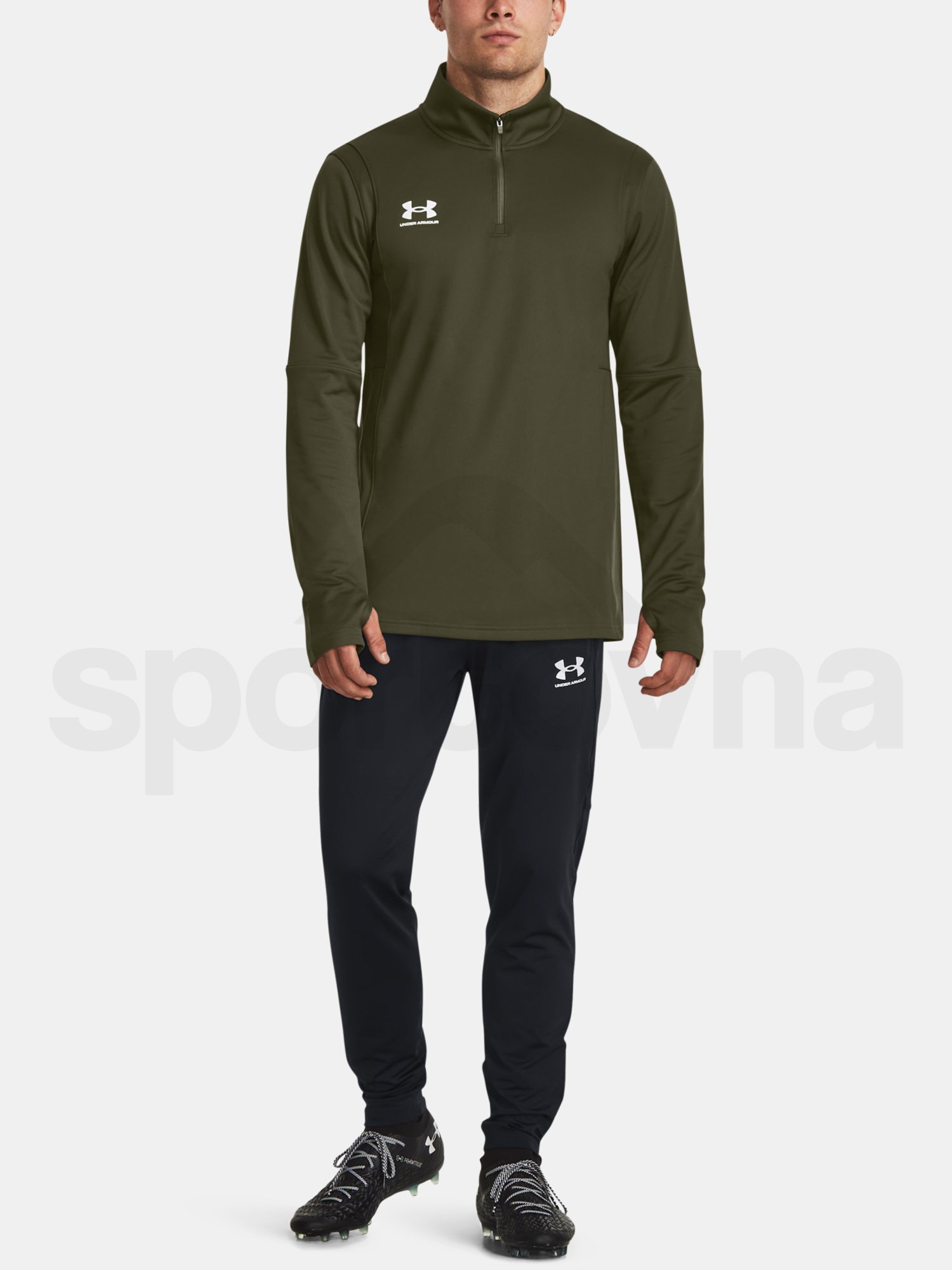 Tričko Under Armour UA M's Ch. Midlayer-GRN