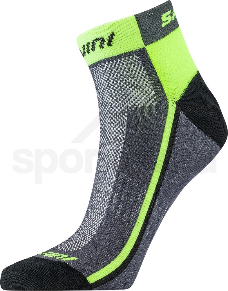 Ponožky Silvini Plima UA622 - šedá/zelená