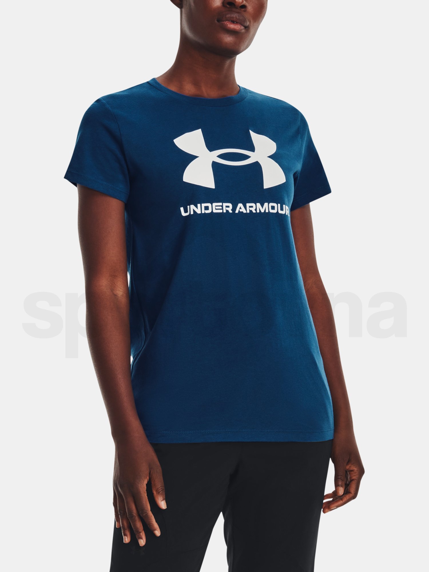 Tričko Under Armour UA W Sportstyle Logo SS W - modrá