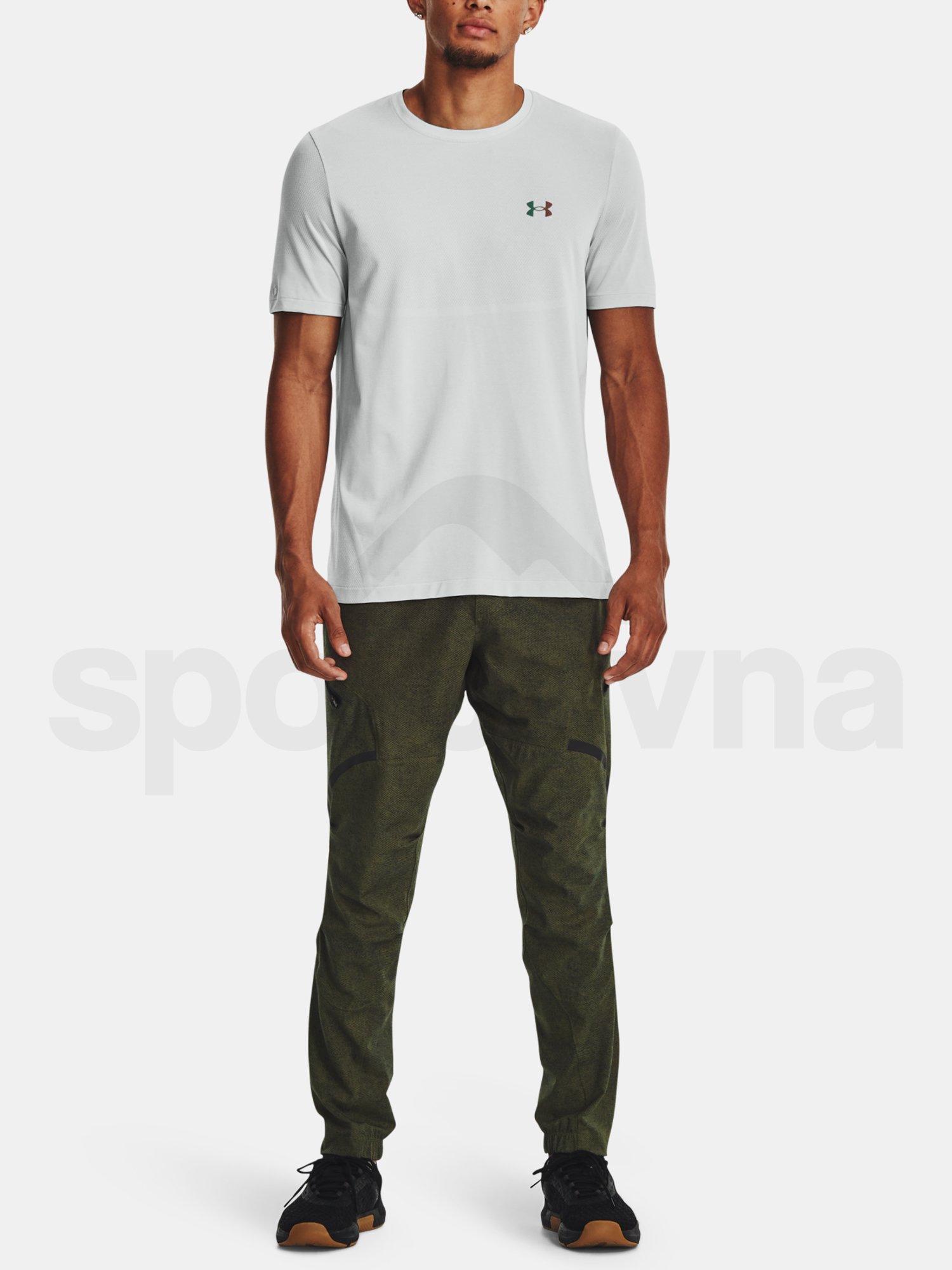 Nohavice Under Armour UA UNSTOPPABLE CARGO PANTS - zelená