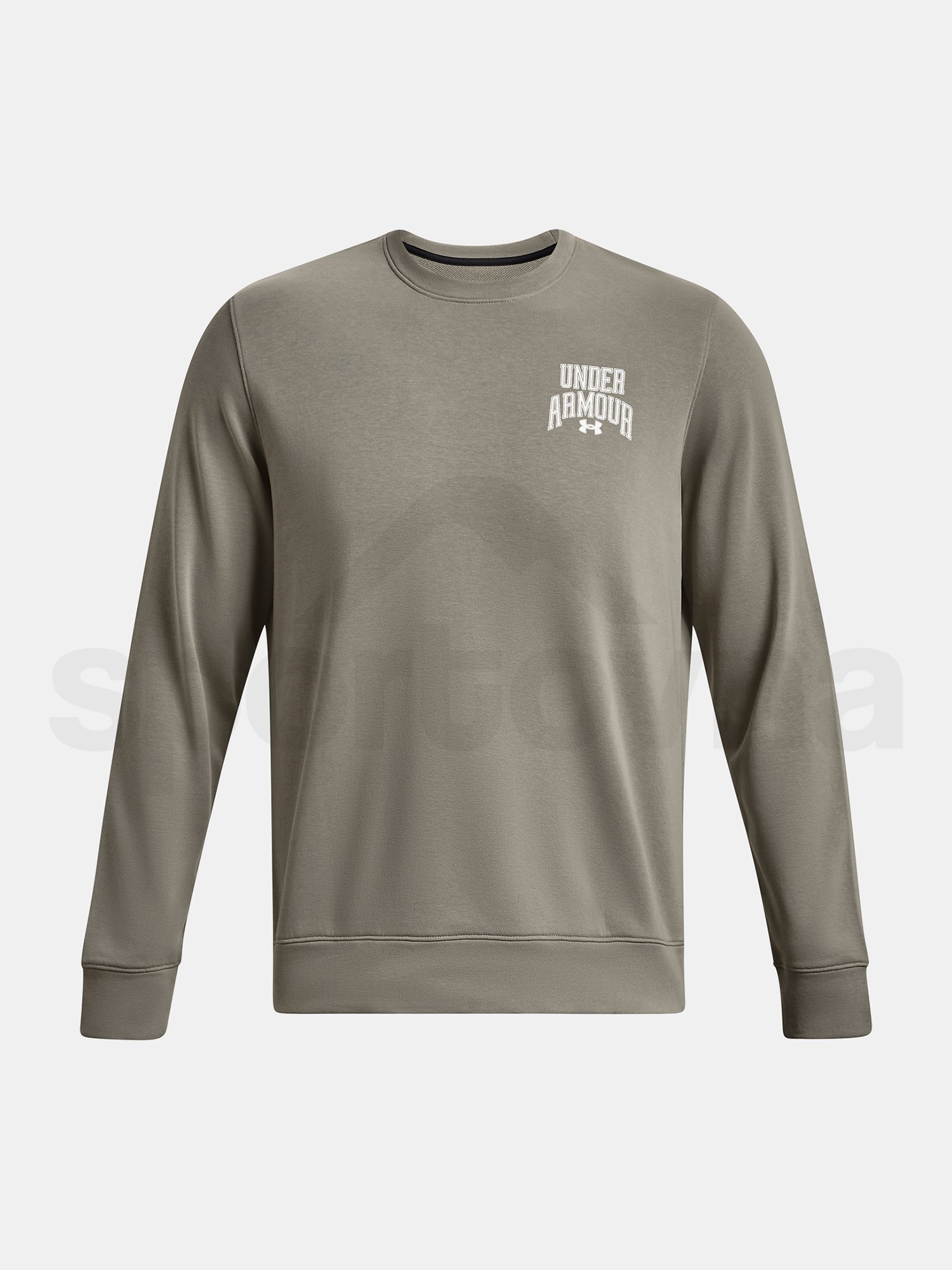 Mikina Under Armour UA Rival Terry Graphic Crew-GRN