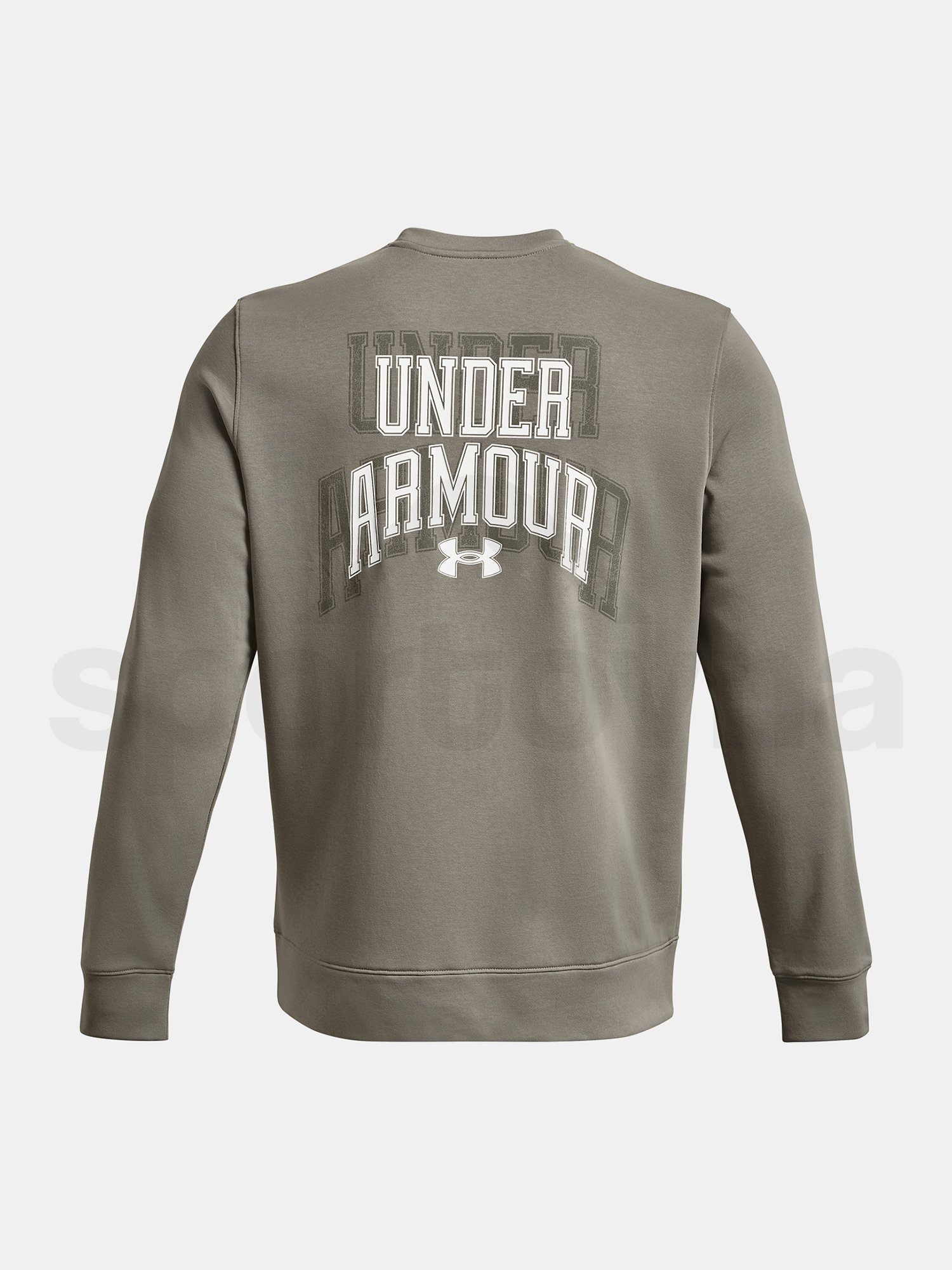 Mikina Under Armour UA Rival Terry Graphic Crew-GRN