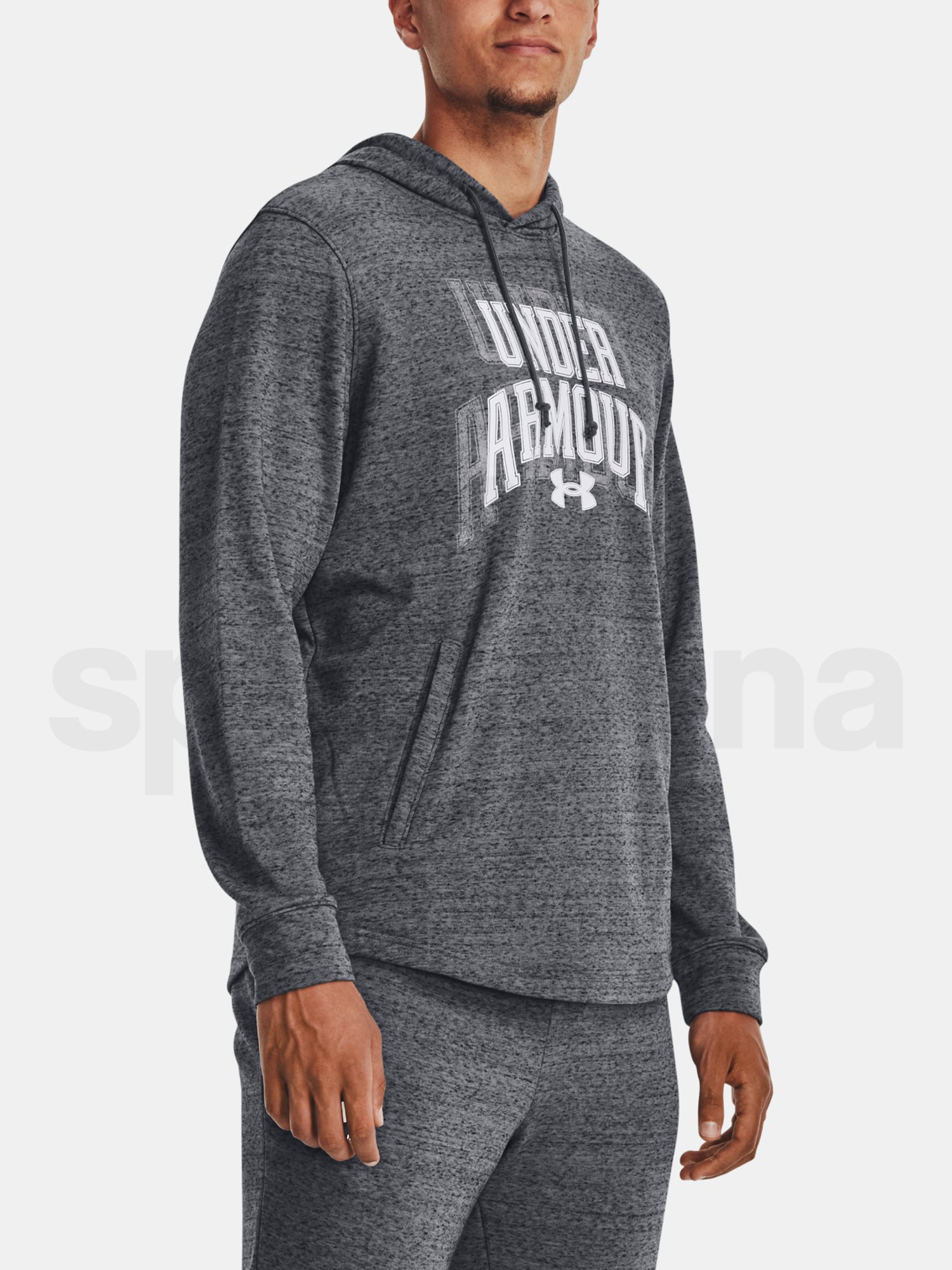 Mikina Under Armour UA Rival Terry Graphic HD-GRY
