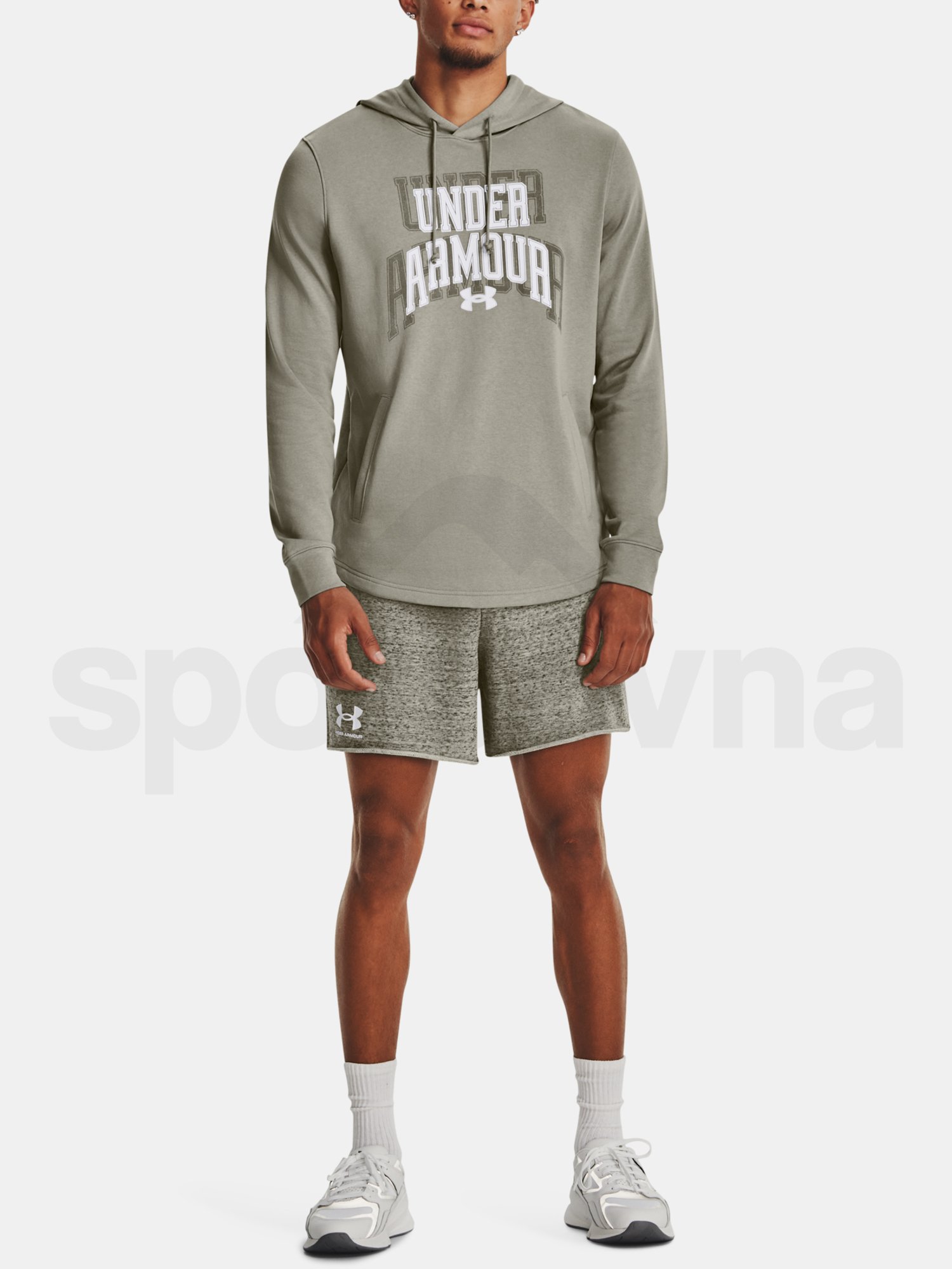 Mikina Under Armour UA Rival Terry Graphic HD-GRN