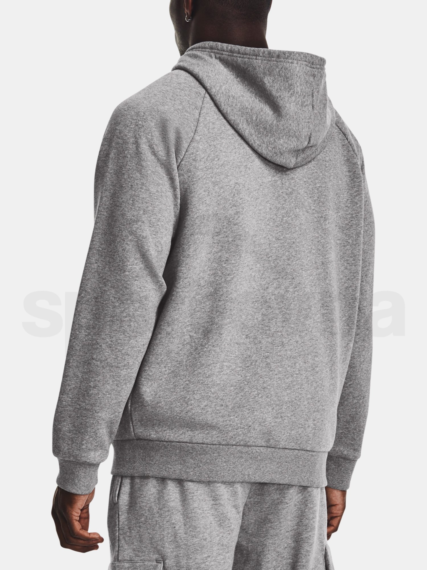 Mikina Under Armour Rival Fleece FZ Hoodie M - sivá