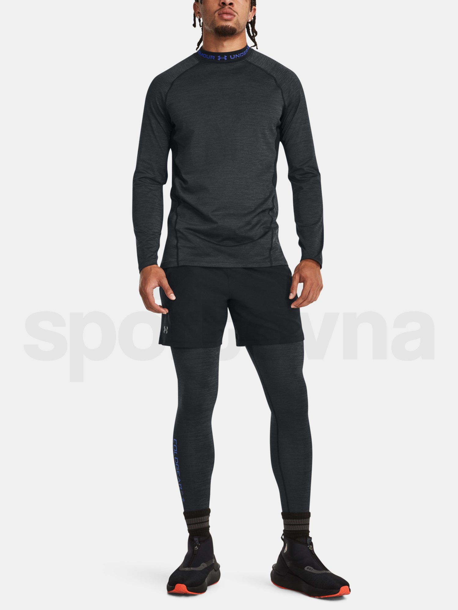 Legíny Under Armour UA CG Armour Twist Lgs-BLK