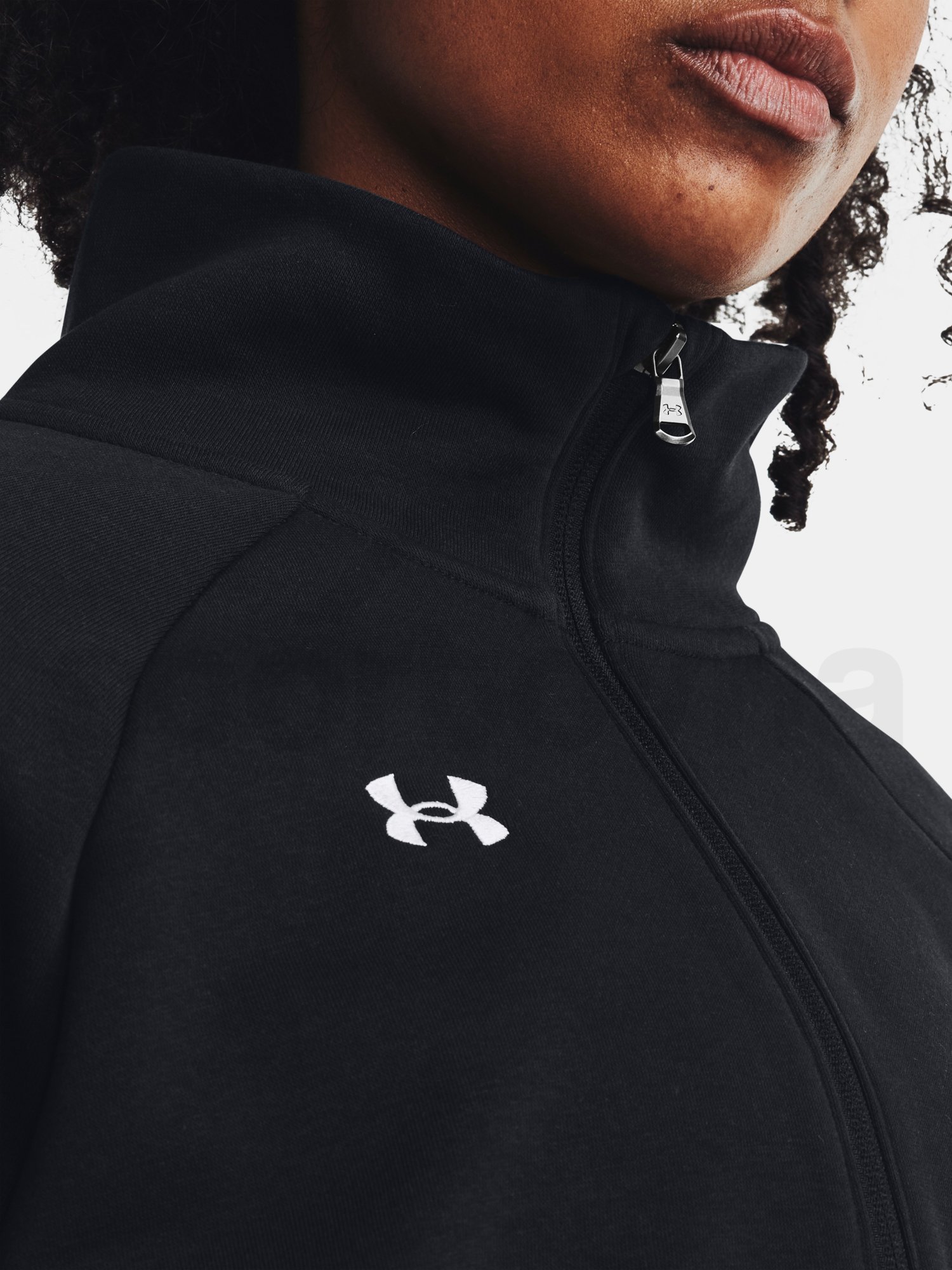 Mikina Under Armour UA Rival Fleece HZ - čierna