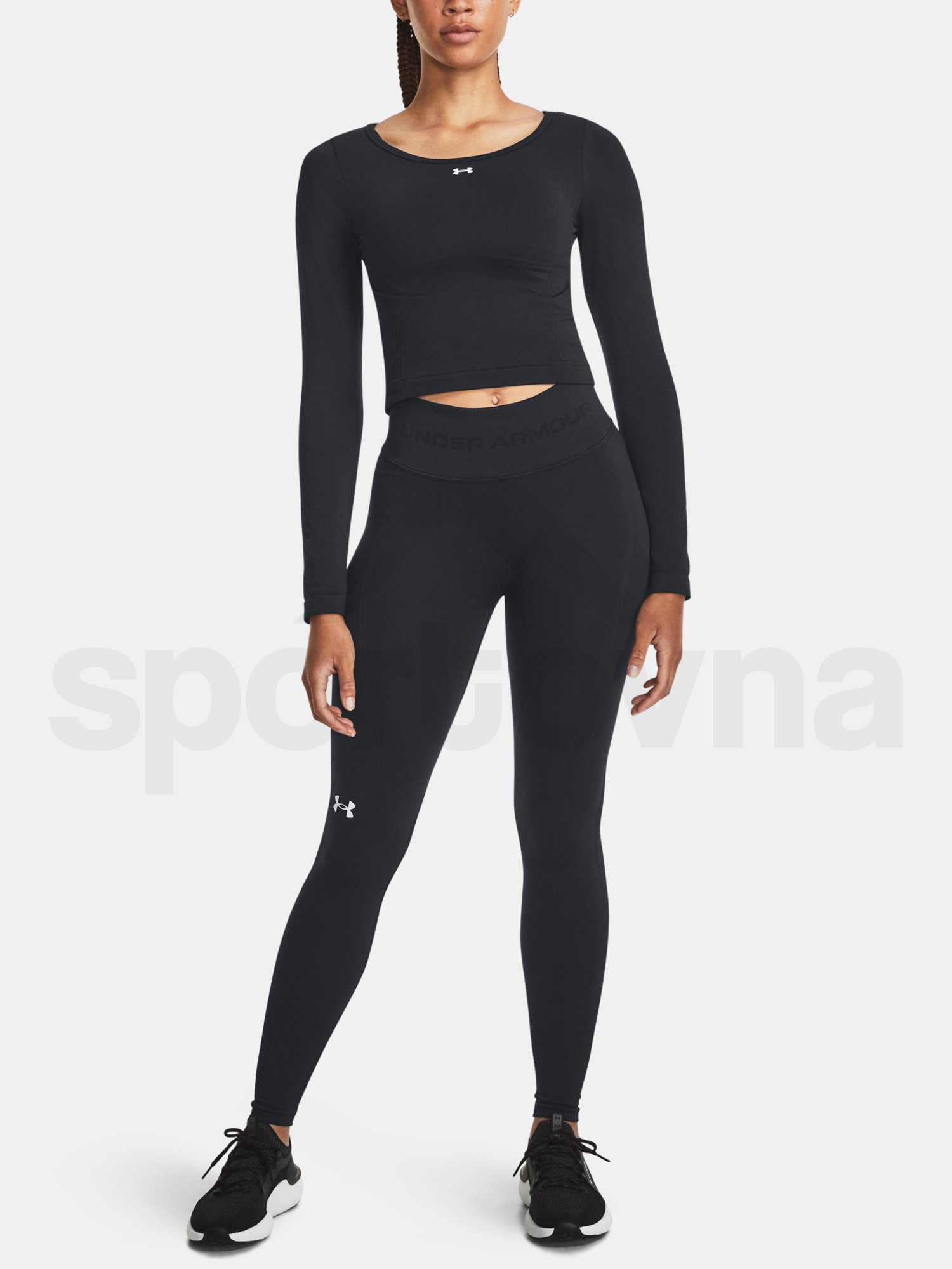 Tričko Under Armour UA Train Seamless LS-BLK