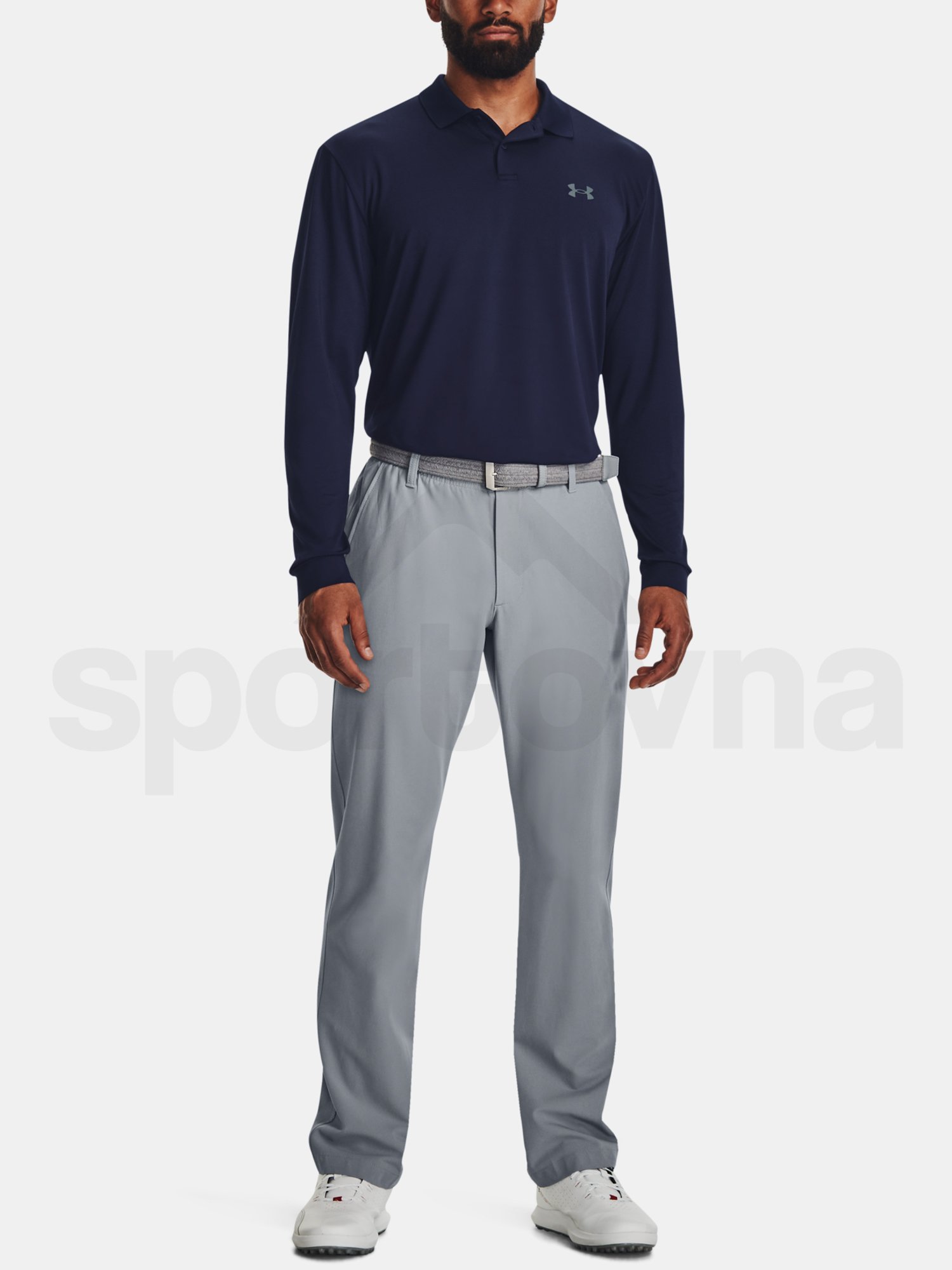 Tričko Under Armour UA Performance 3.0 LS Polo-BLU