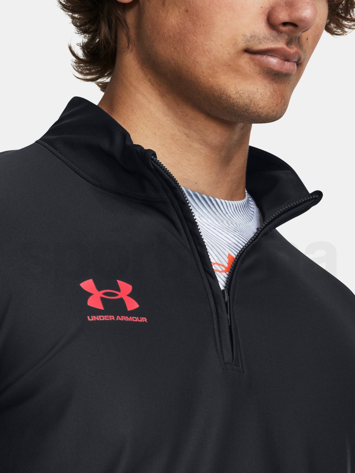 Mikina Under Armour UA M's Ch. Pro 1/4 Zip-BLK