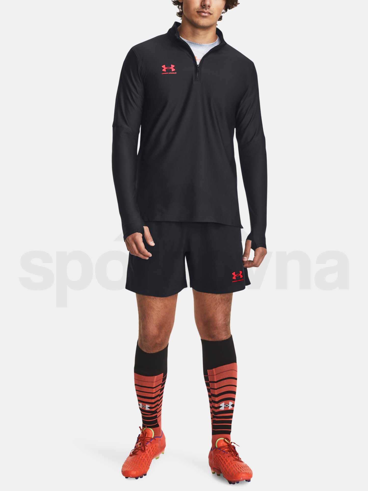 Mikina Under Armour UA M's Ch. Pro 1/4 Zip - čierna