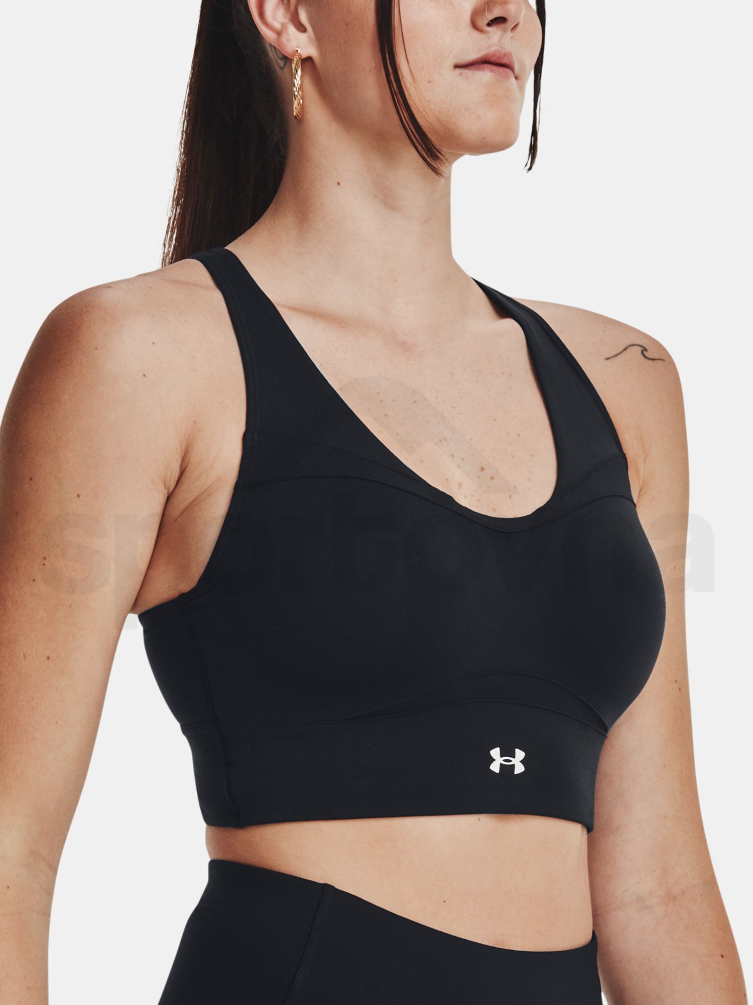 Podprsenka Under Armour Smartform Evo Mid LongL CF-BLK