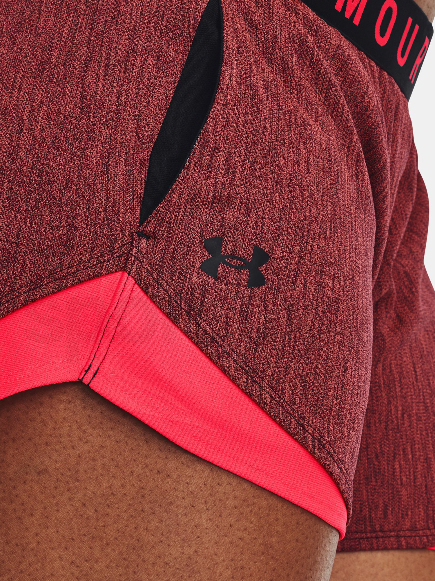 Kraťasy Under Armour Play Up Twist Shorts 3.0-RED