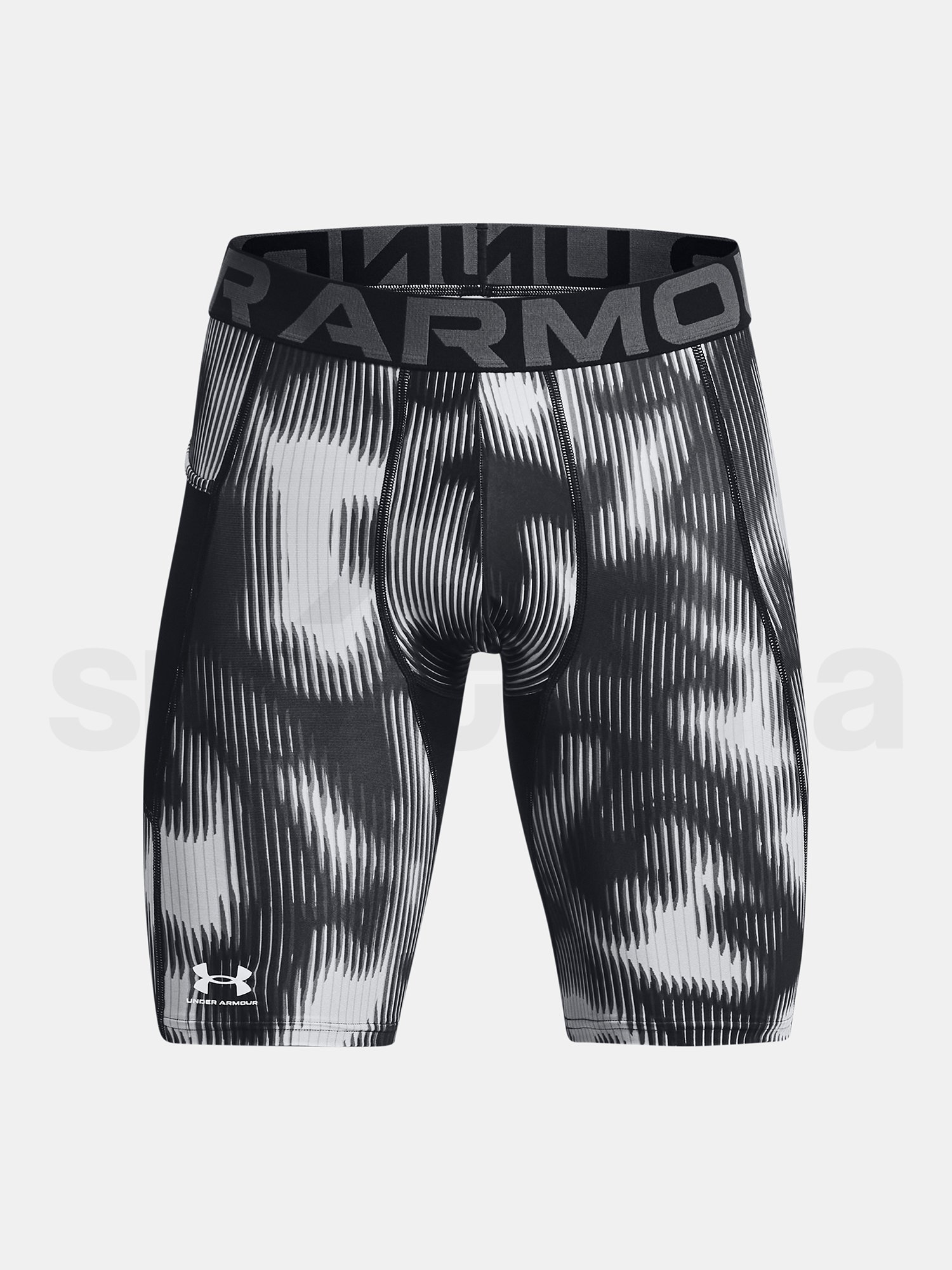 Kraťasy Under Armour UA HG Prtd Long Shorts M - černá