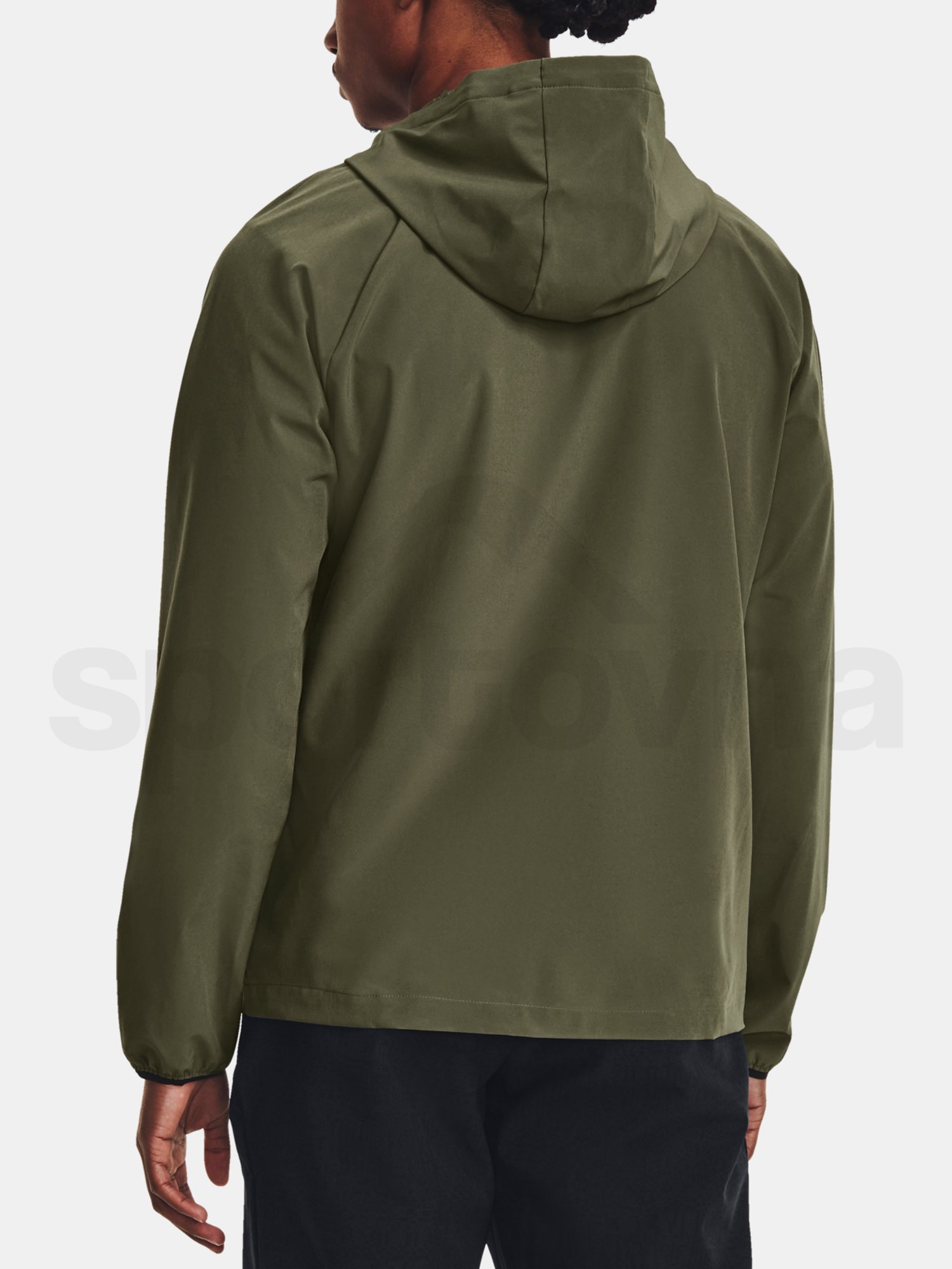 Bunda Under Armour Stretch Woven Windbreaker M - zelená