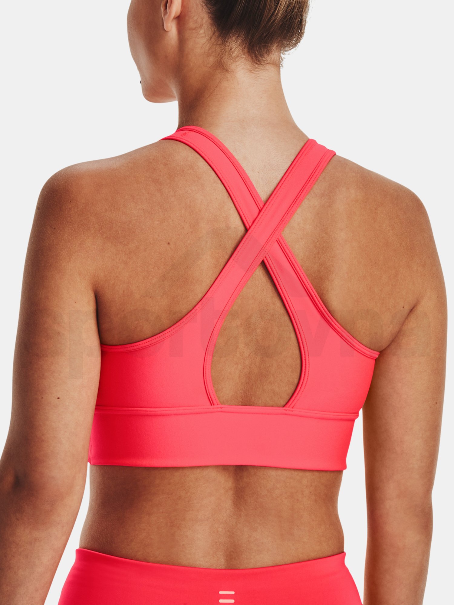 Podprsenka Under Armour Crossback Longline - červená