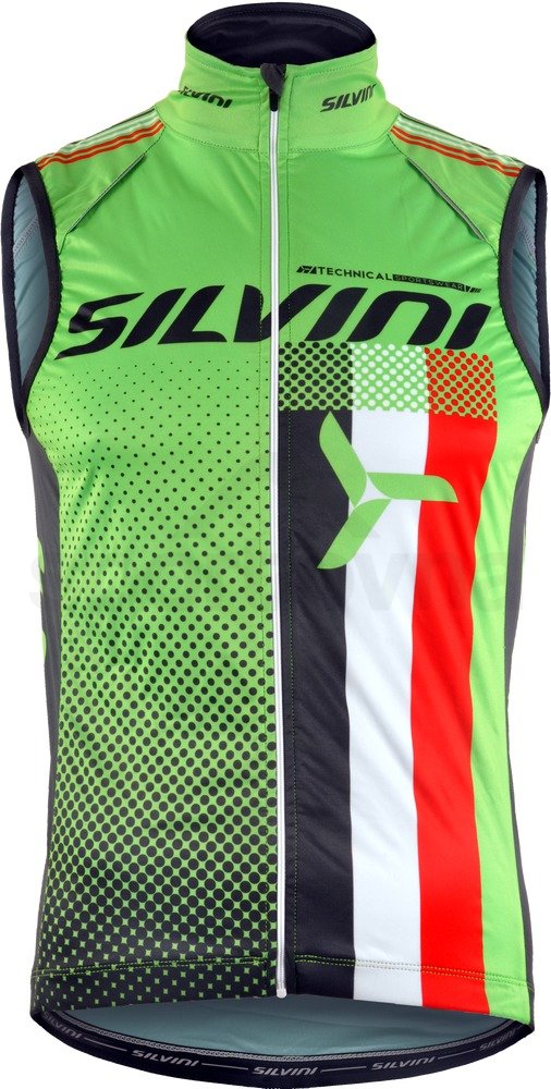 Cyklo vesta Silvini Team MJ818 - zelená