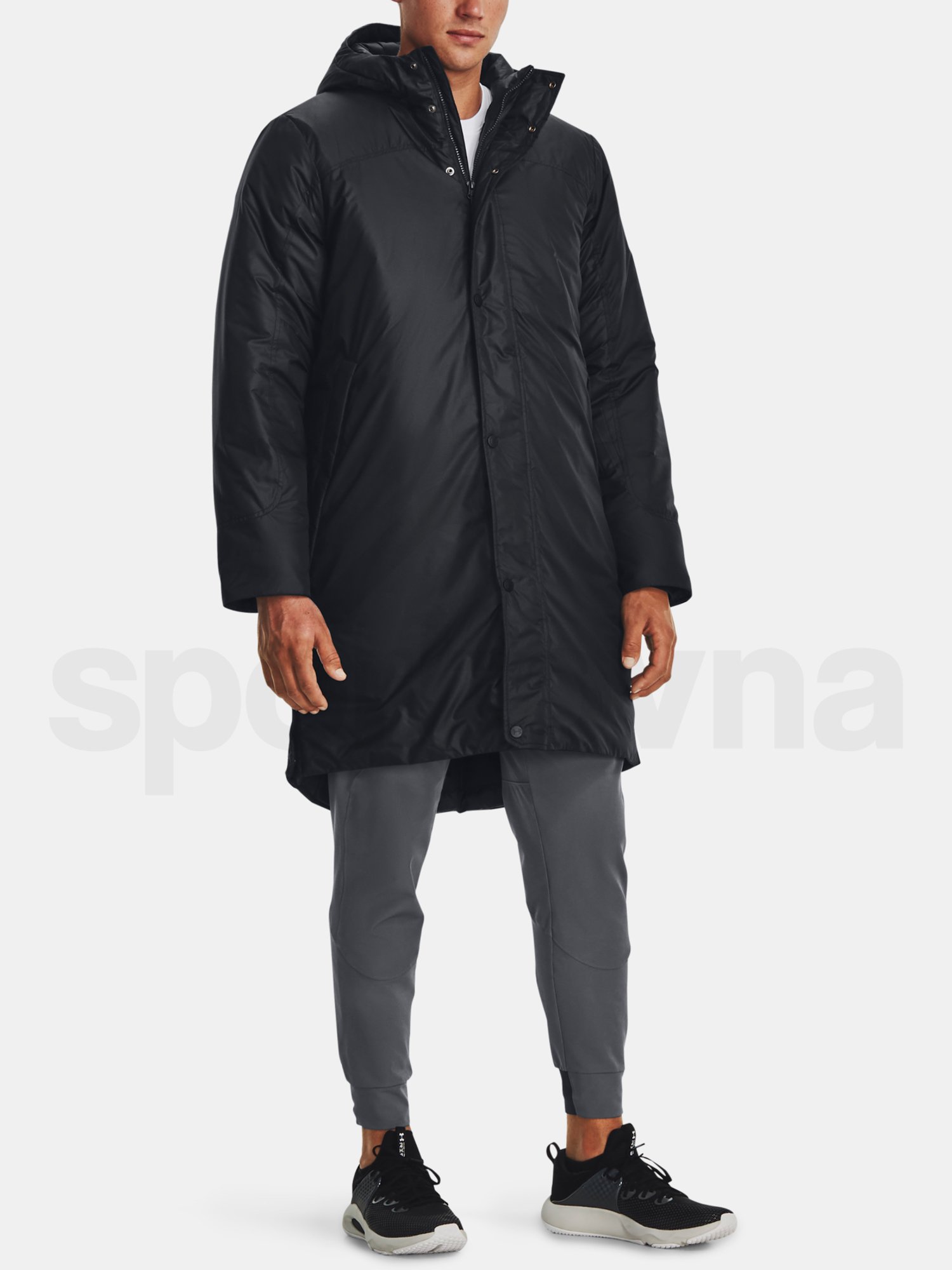 Bunda Under Armour UA STRM INS BENCH COAT-BLK