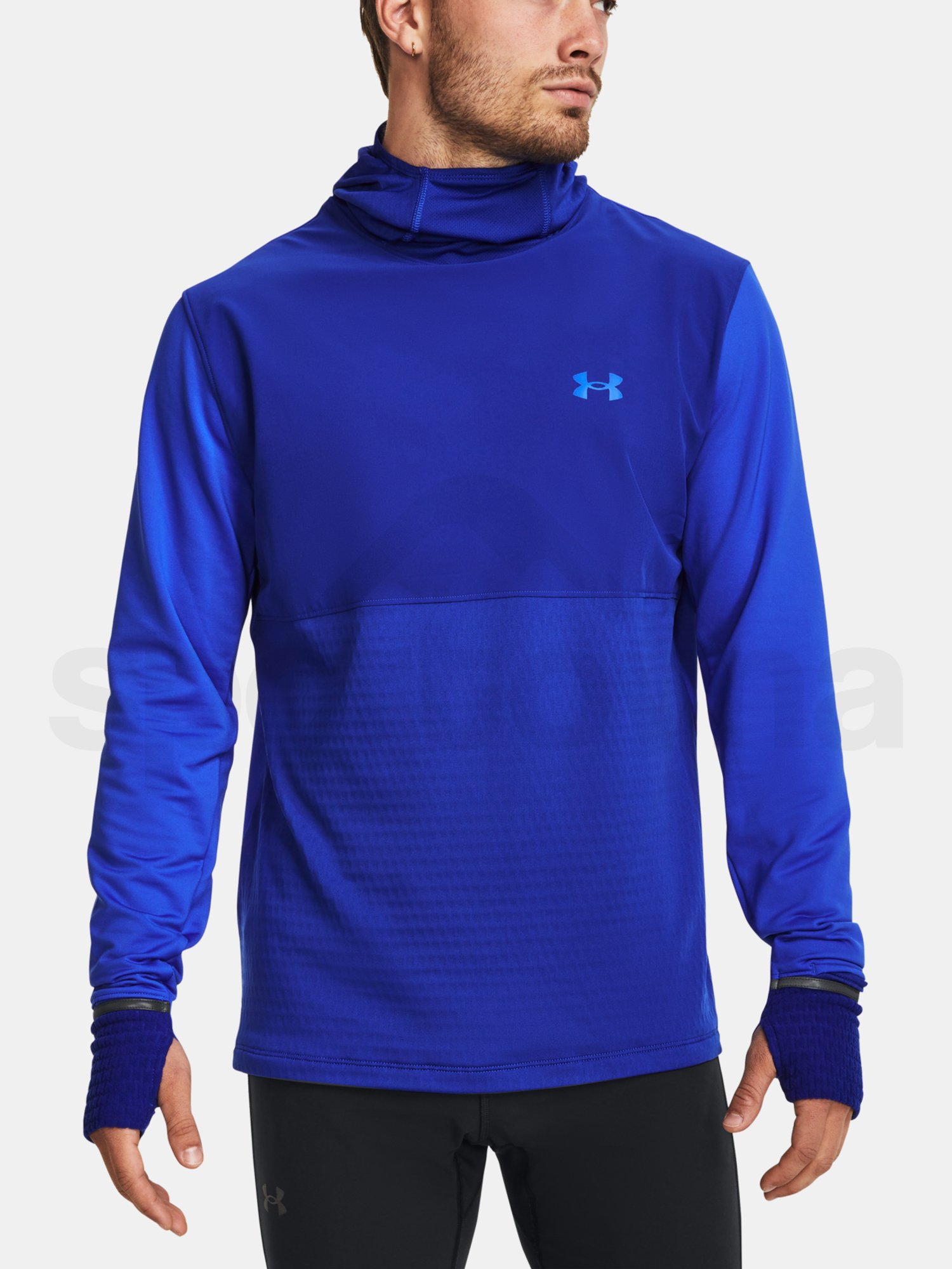 Mikina Under Armour QUALIFIER COLD HOODY-BLU