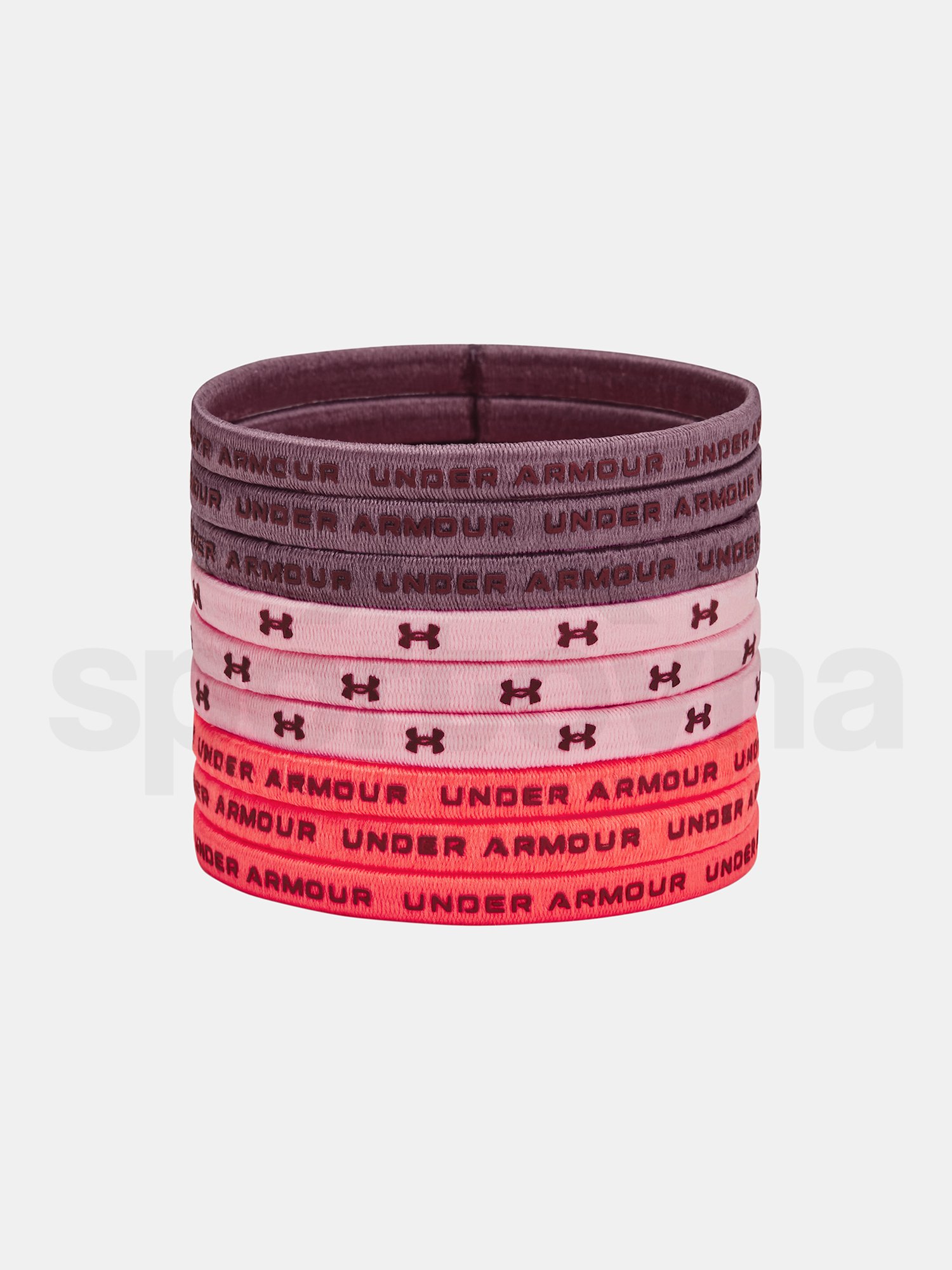 Gumičky Accessories Under Armour Elastic Hair Tie 9PK - růžová/fialová/červená