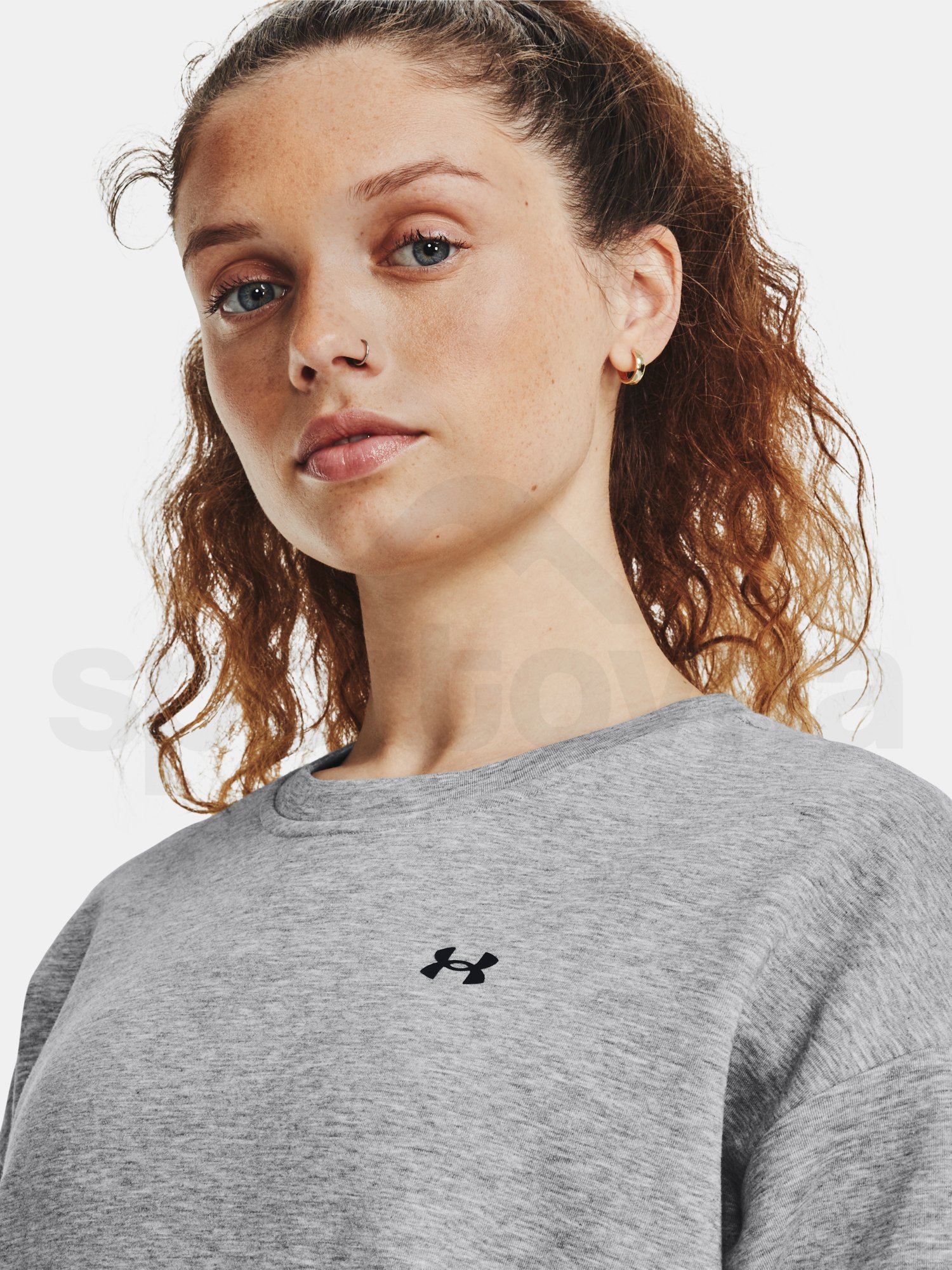 Mikina Under Armour Unstoppable Flc Crew-GRY