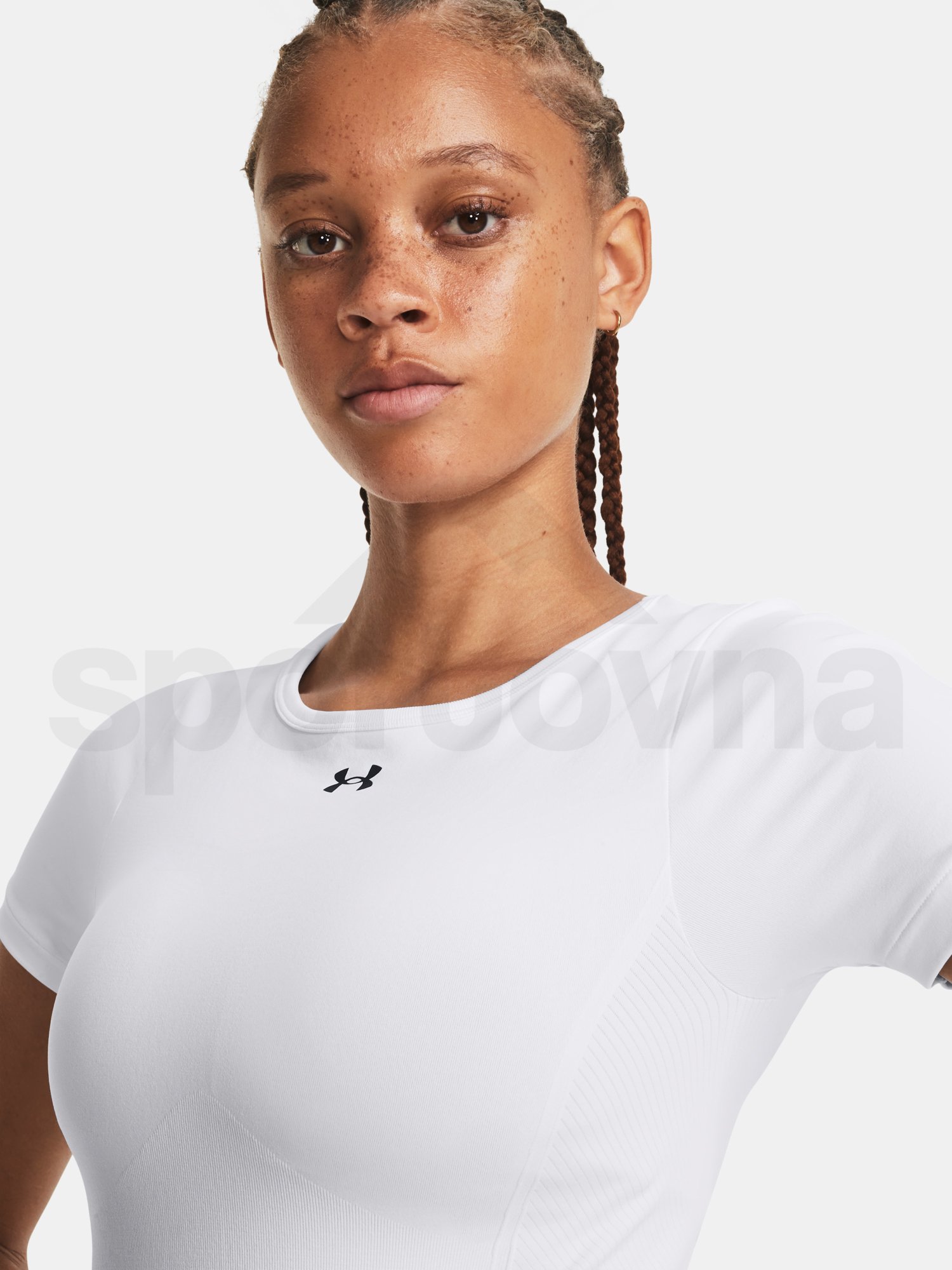 Tričko Under Armour UA Train Seamless SS - biela